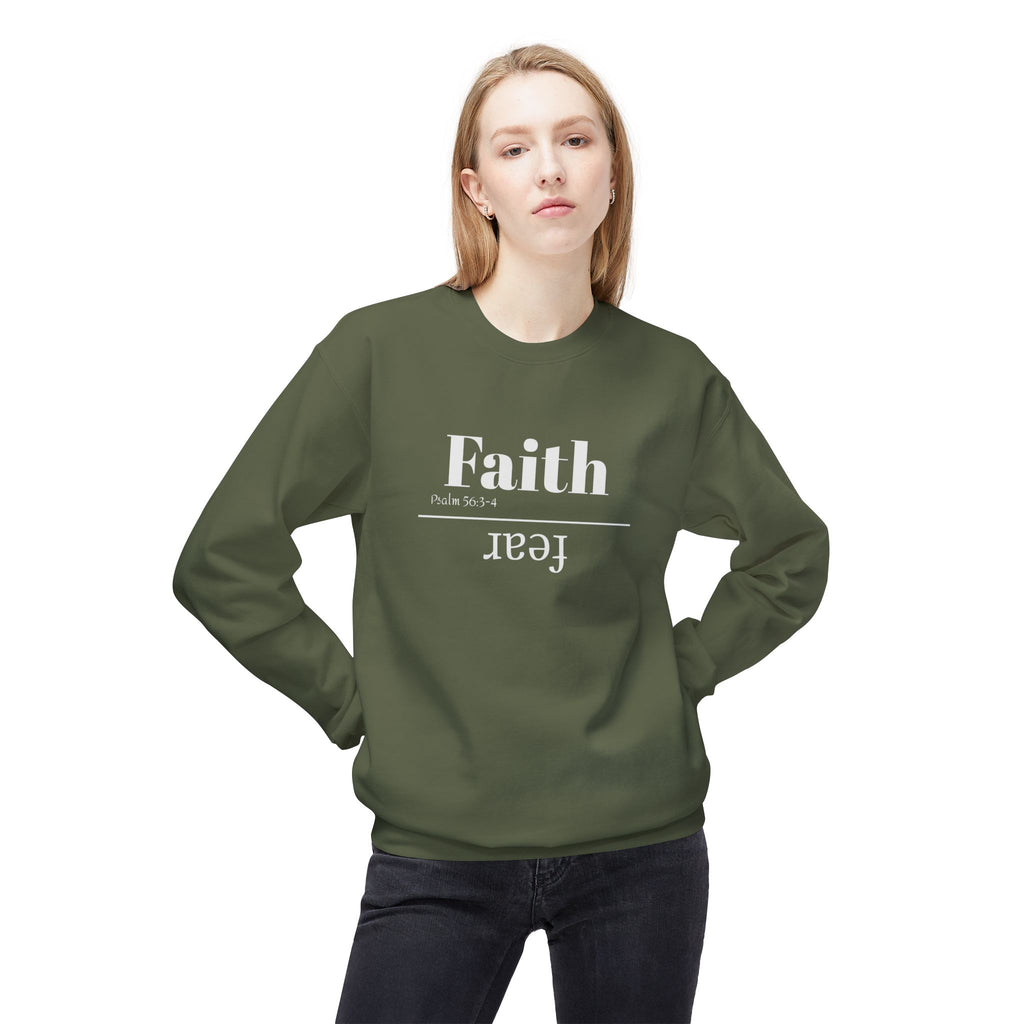 Faith Is Bigger Than Fear Unisex Sweatshirt