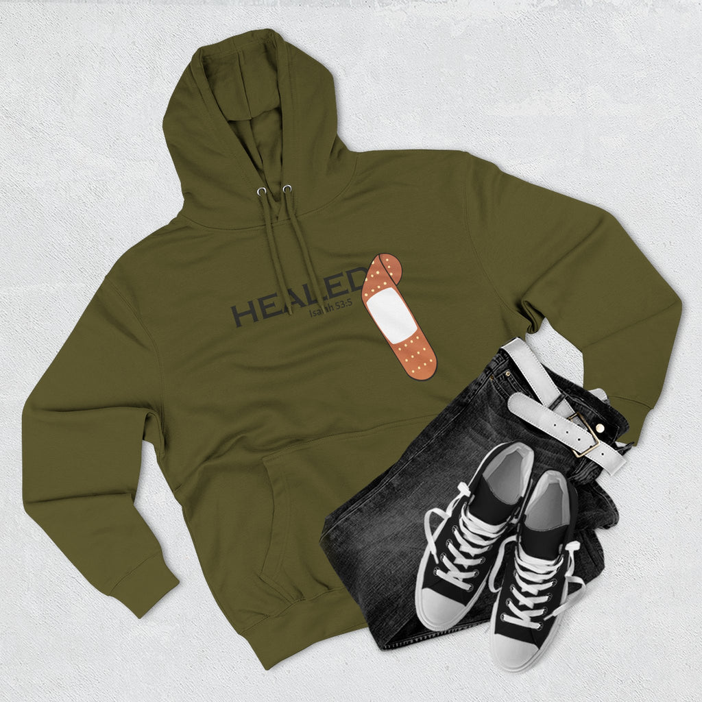 Healing Is Done - Isaiah 53:5 Unisex Fleece Hoodie