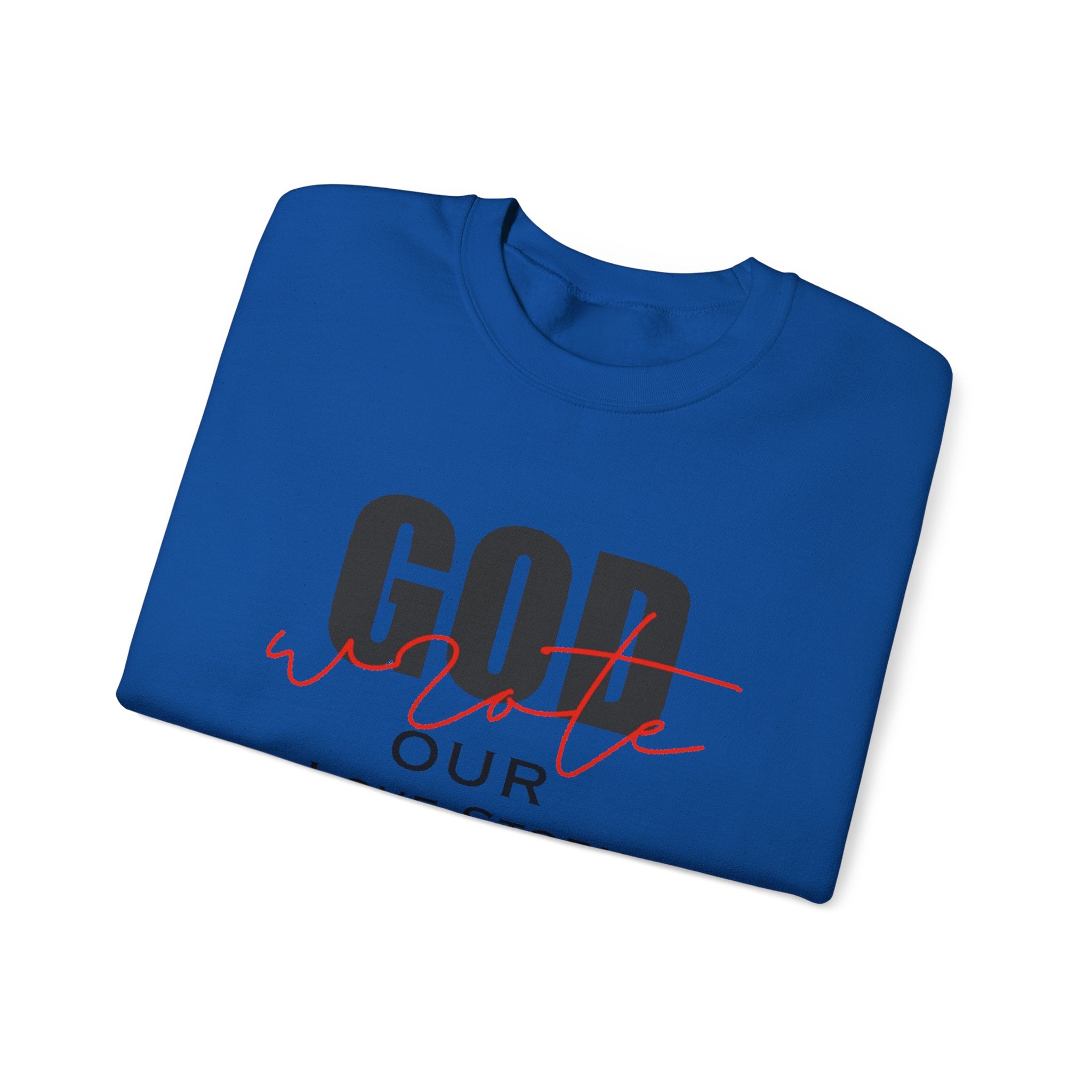 God Wrote Our Love Story Couple's Crewneck Sweatshirt