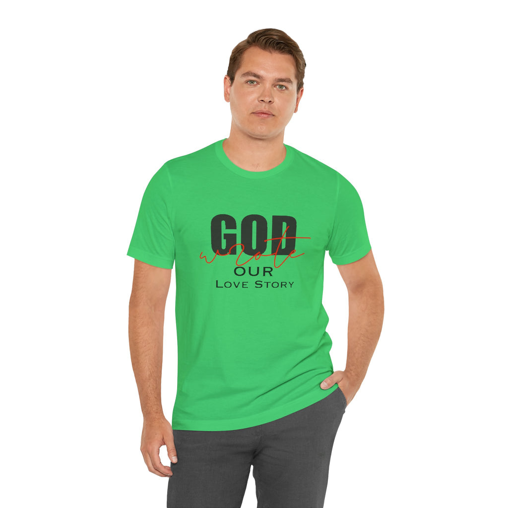 God Wrote Our Love Story Couple's T-Shirt