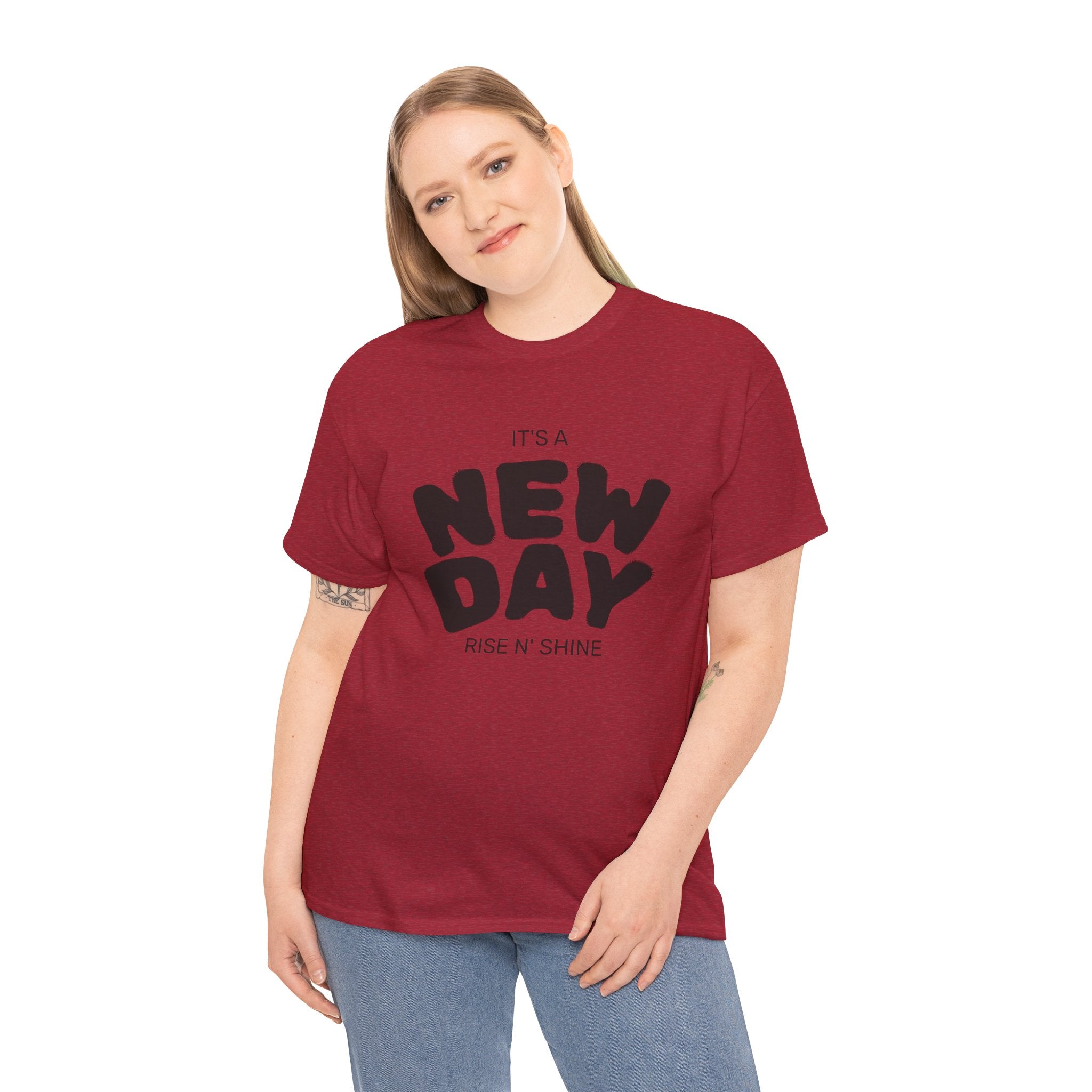 It's a New Day - Renewed And Restored Unisex Heavy Cotton Tee