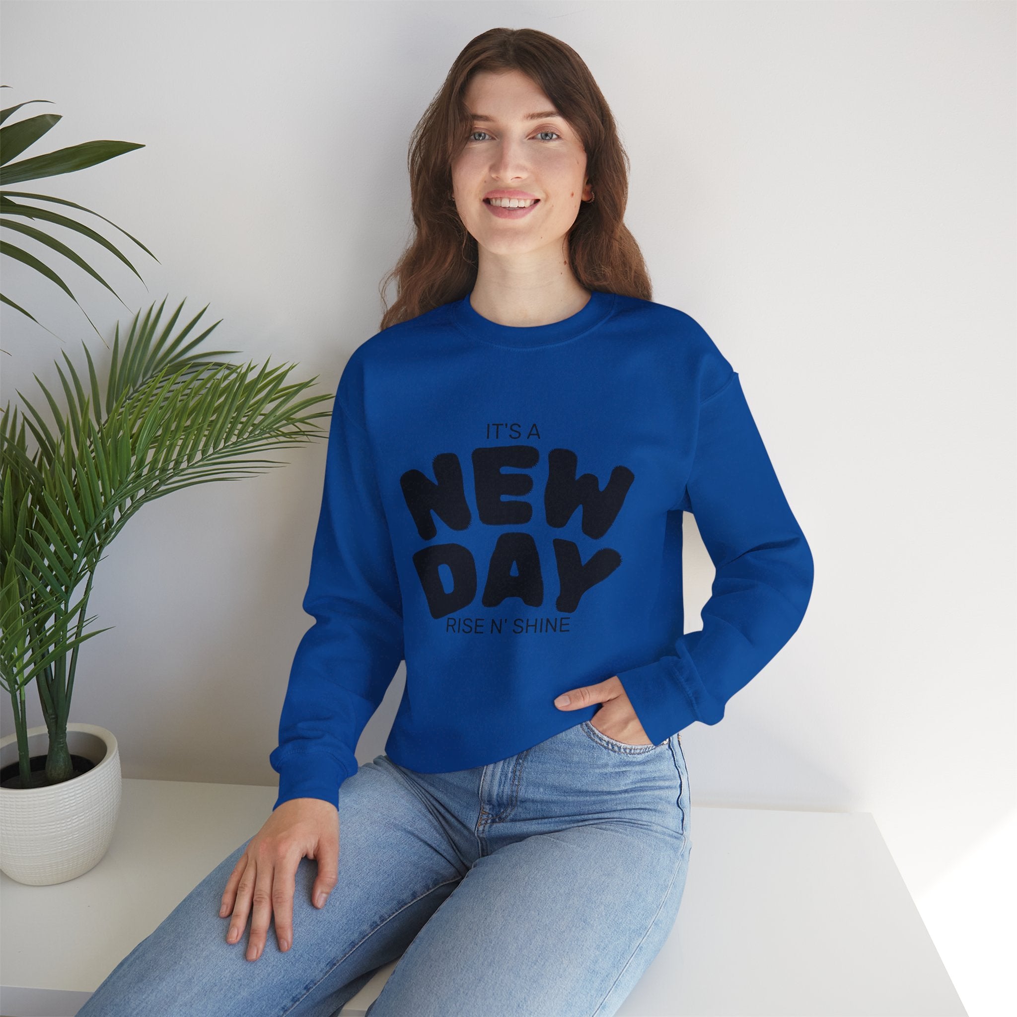 It’s A New Day- Renewed And Restored Crewneck Sweatshirt