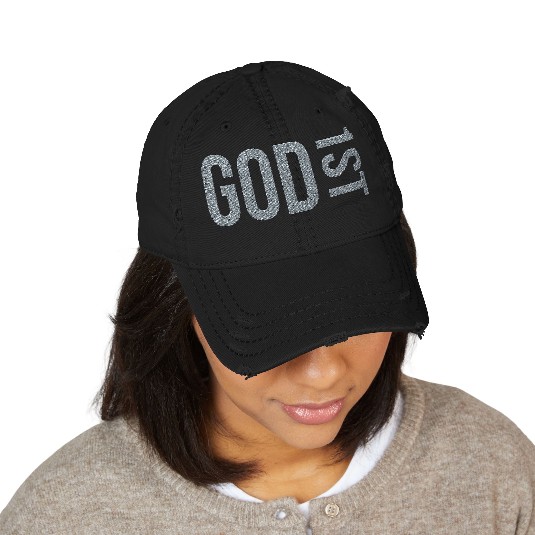 God 1st- Then Me Embroidery Hat