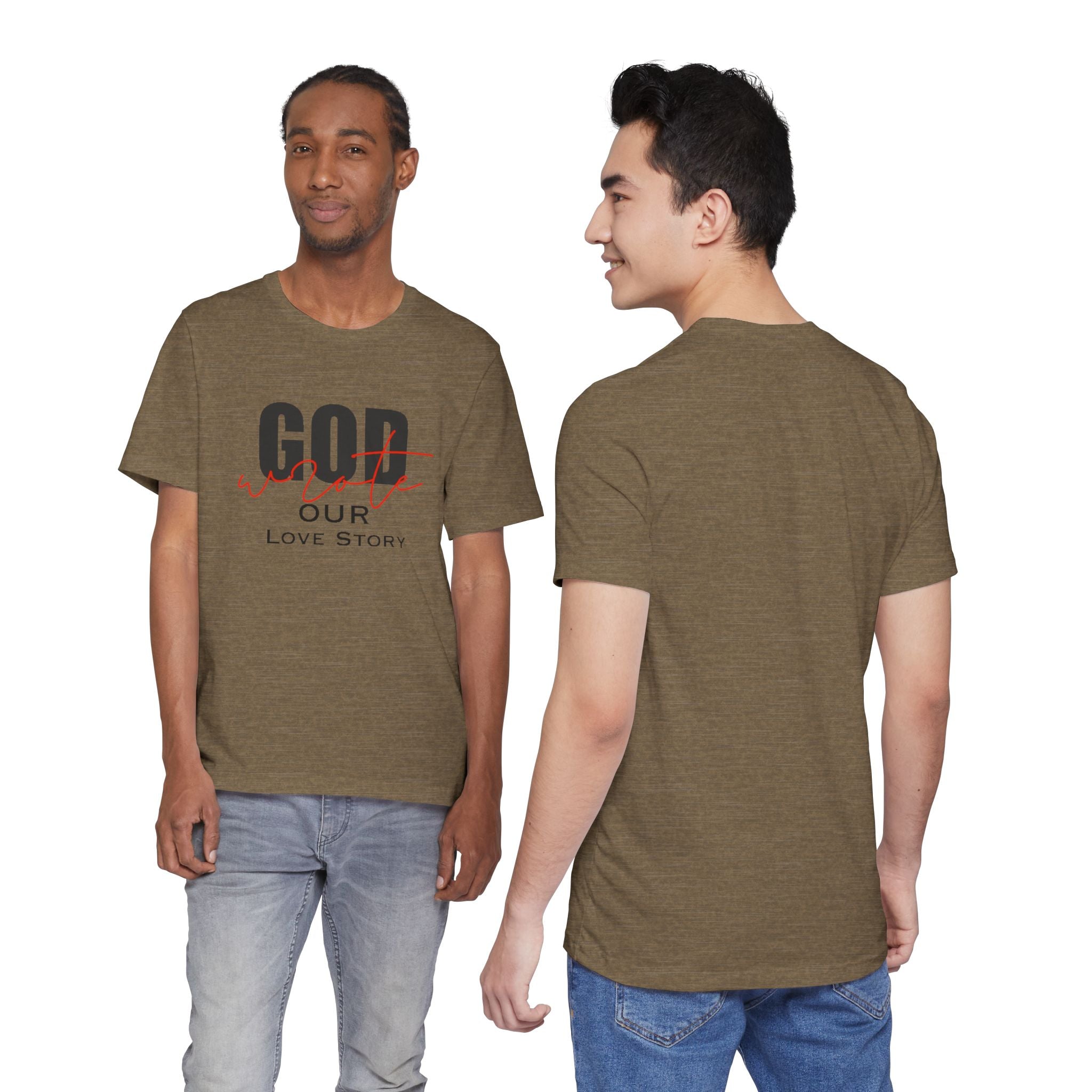 God Wrote Our Love Story Couple's T-Shirt
