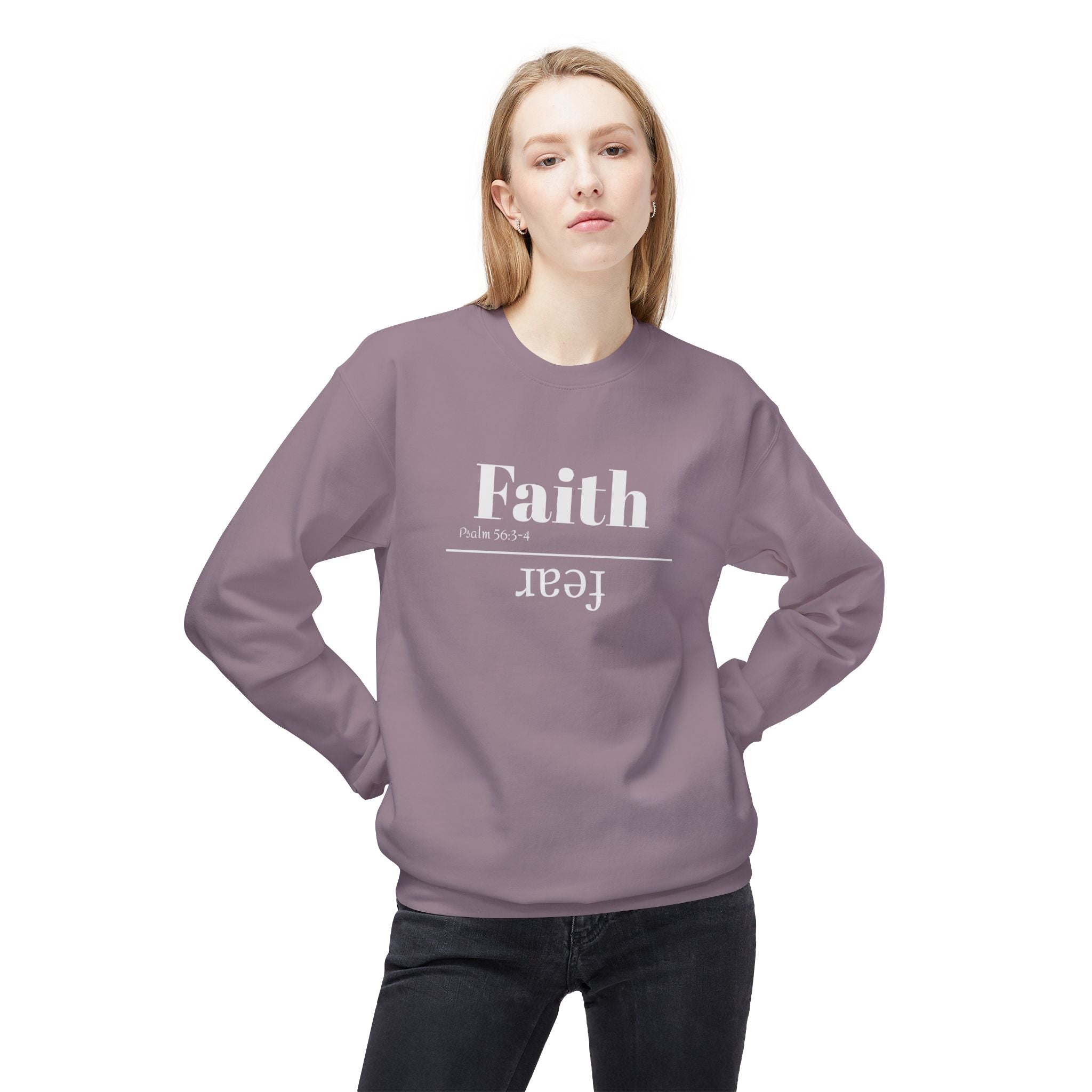 Faith Is Bigger Than Fear Unisex Sweatshirt