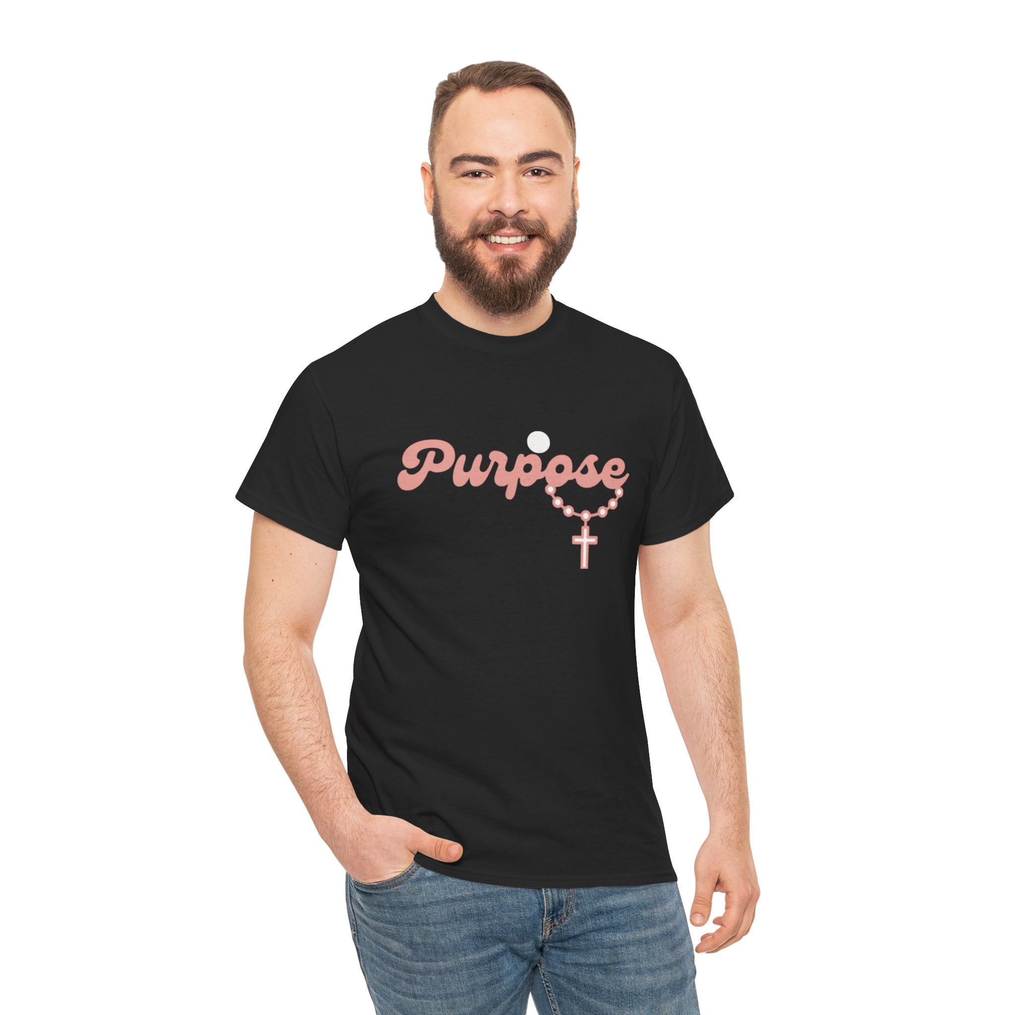 Walk In Purpose Unisex Heavy Cotton Tee