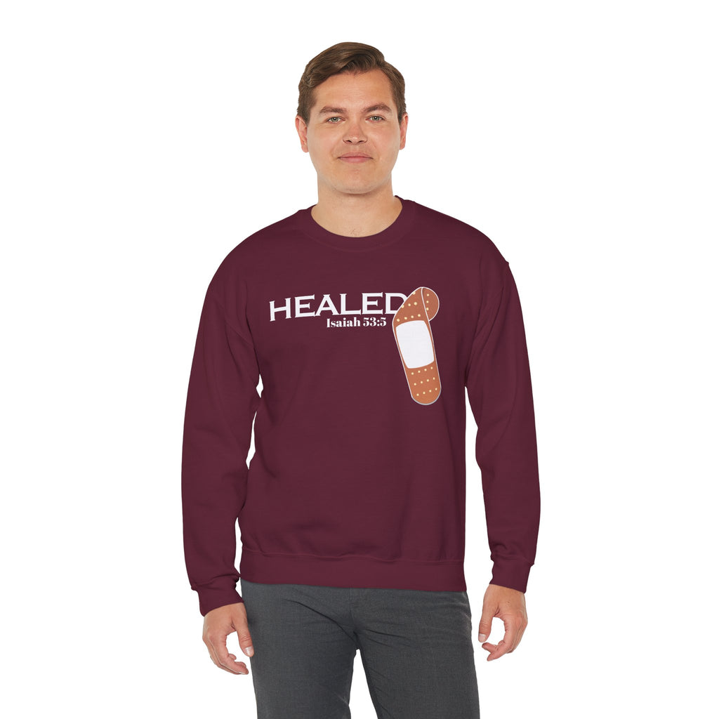 Healing Is Done- Isaiah 53:5 Unisex Sweatshirt