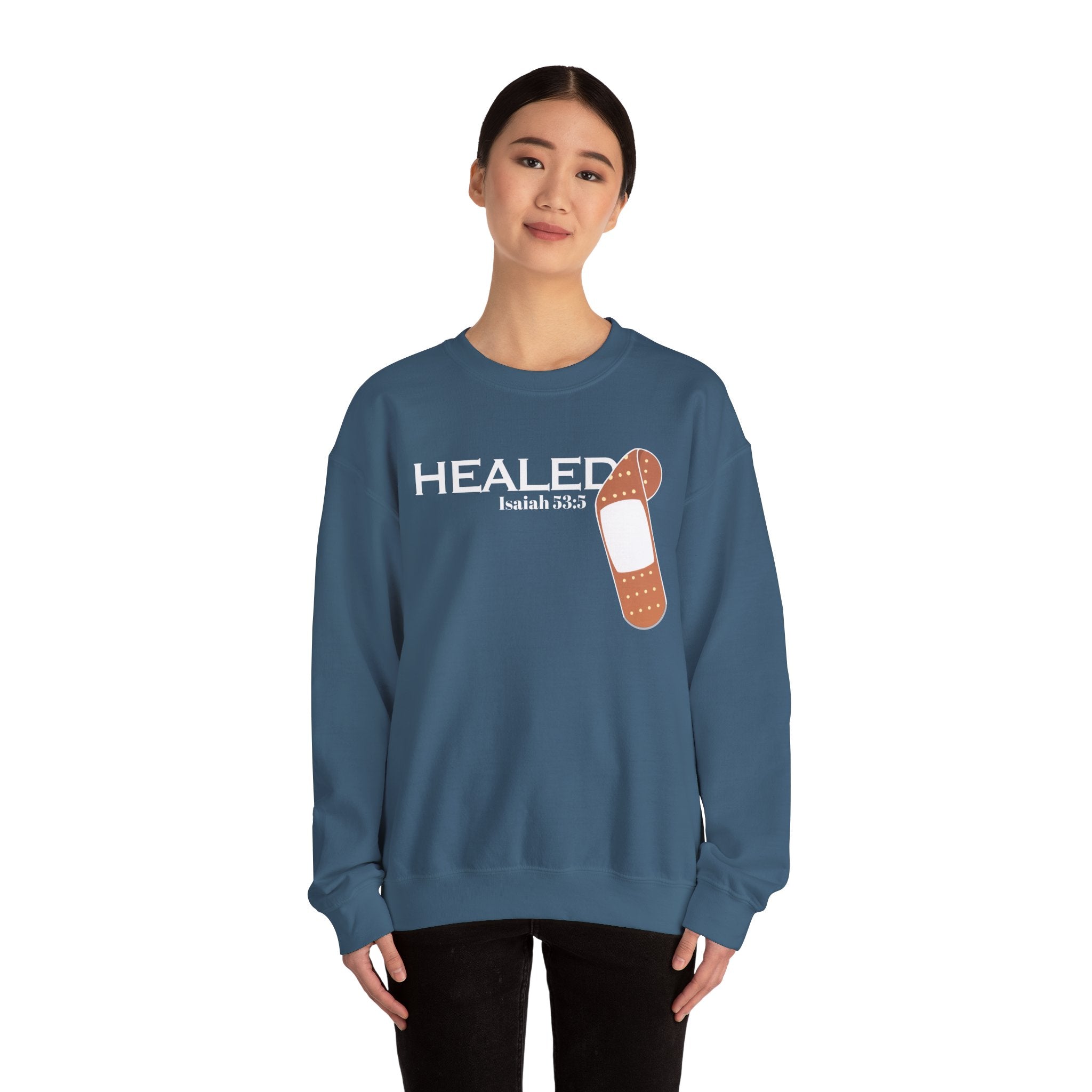 Healing Is Done- Isaiah 53:5 Unisex Sweatshirt