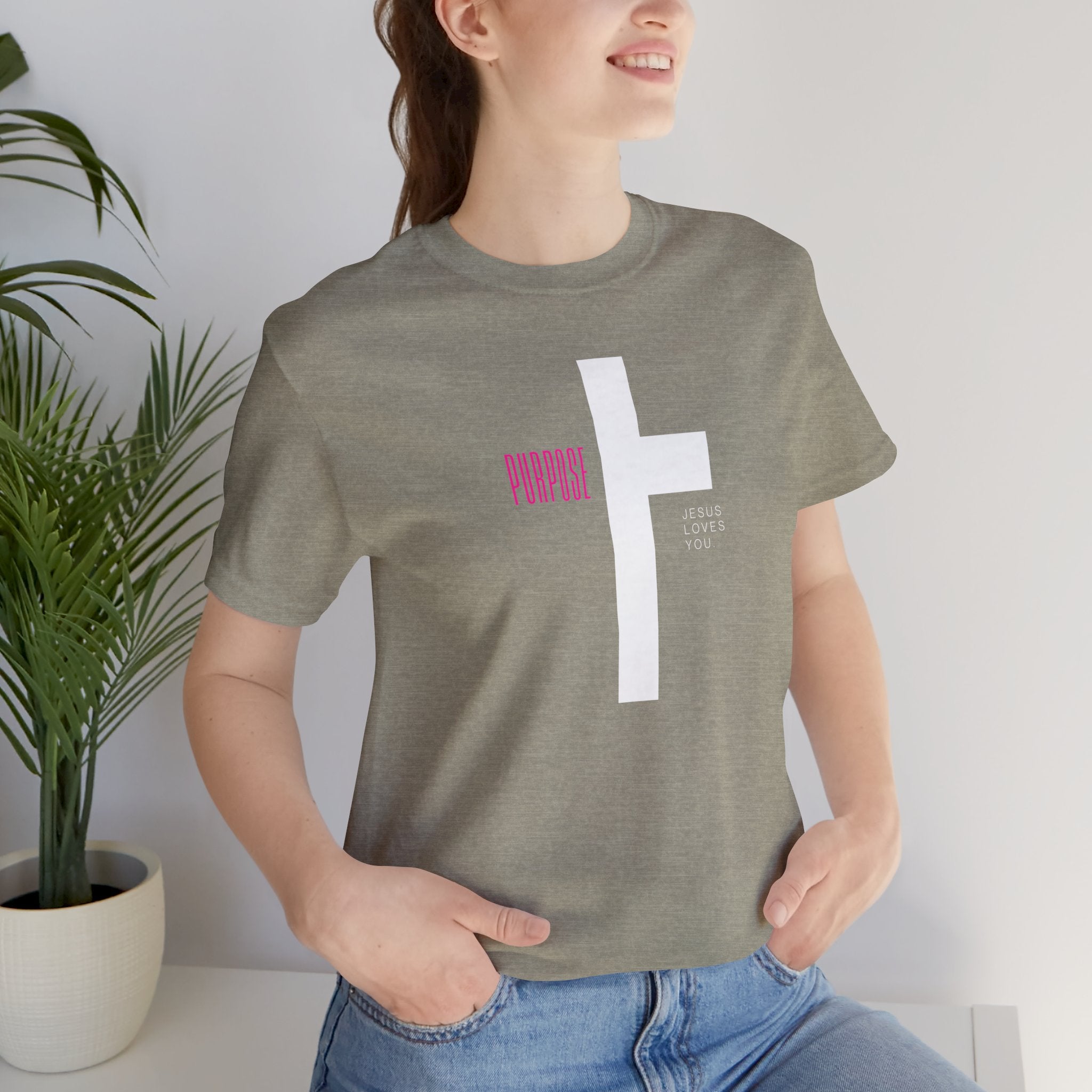 Walk With A Purpose Cross Graphic T-Shirt