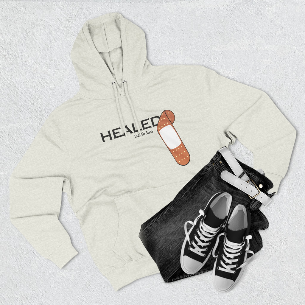 Healing Is Done - Isaiah 53:5 Unisex Fleece Hoodie