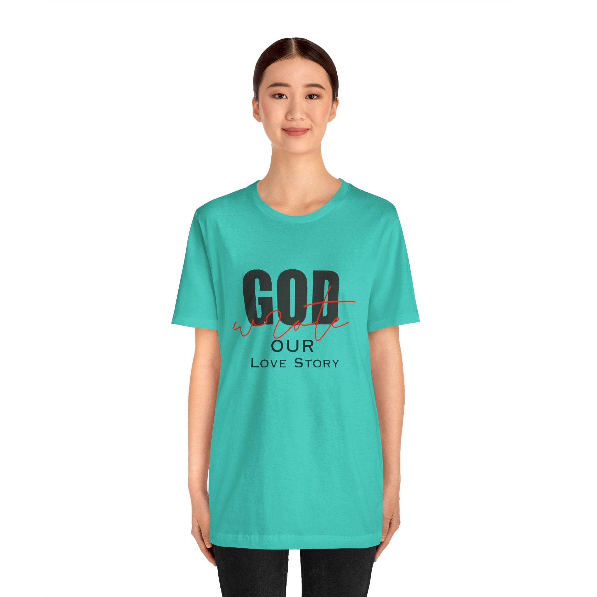 God Wrote Our Love Story Couple's T-Shirt