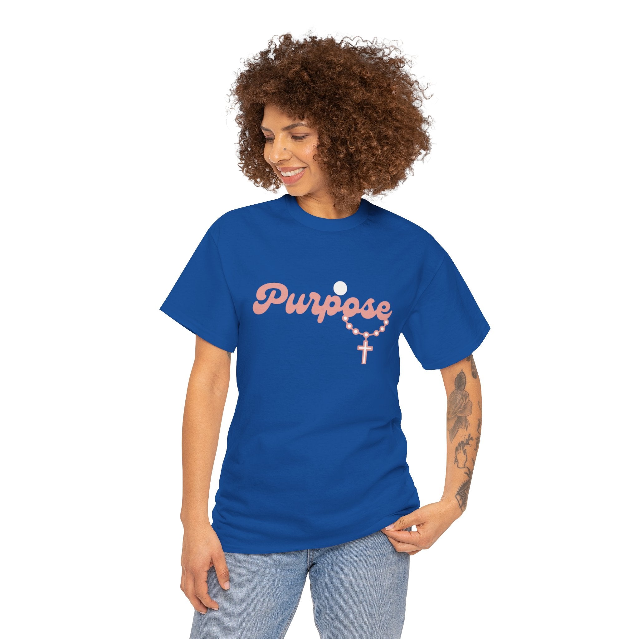 Walk In Purpose Unisex Heavy Cotton Tee