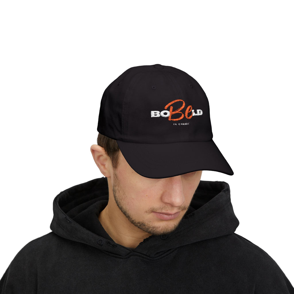 Be Bold In Christ Distressed Embroidered Hat