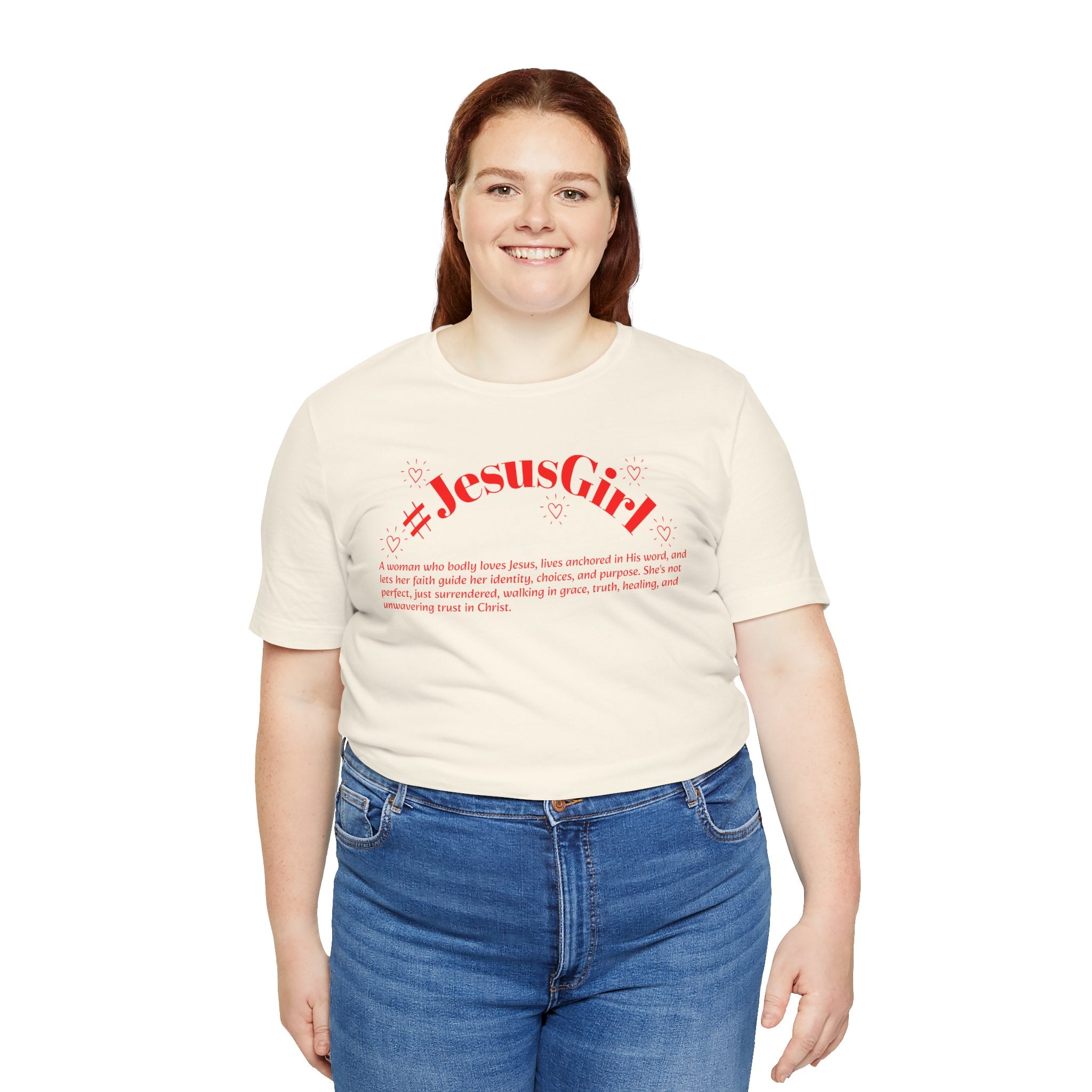 Jesus Girl Definition T-Shirt — #JesusGirl Faith Tee