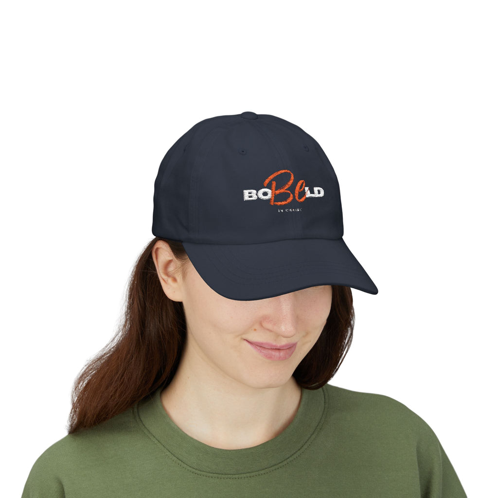 Be Bold In Christ Distressed Embroidered Hat