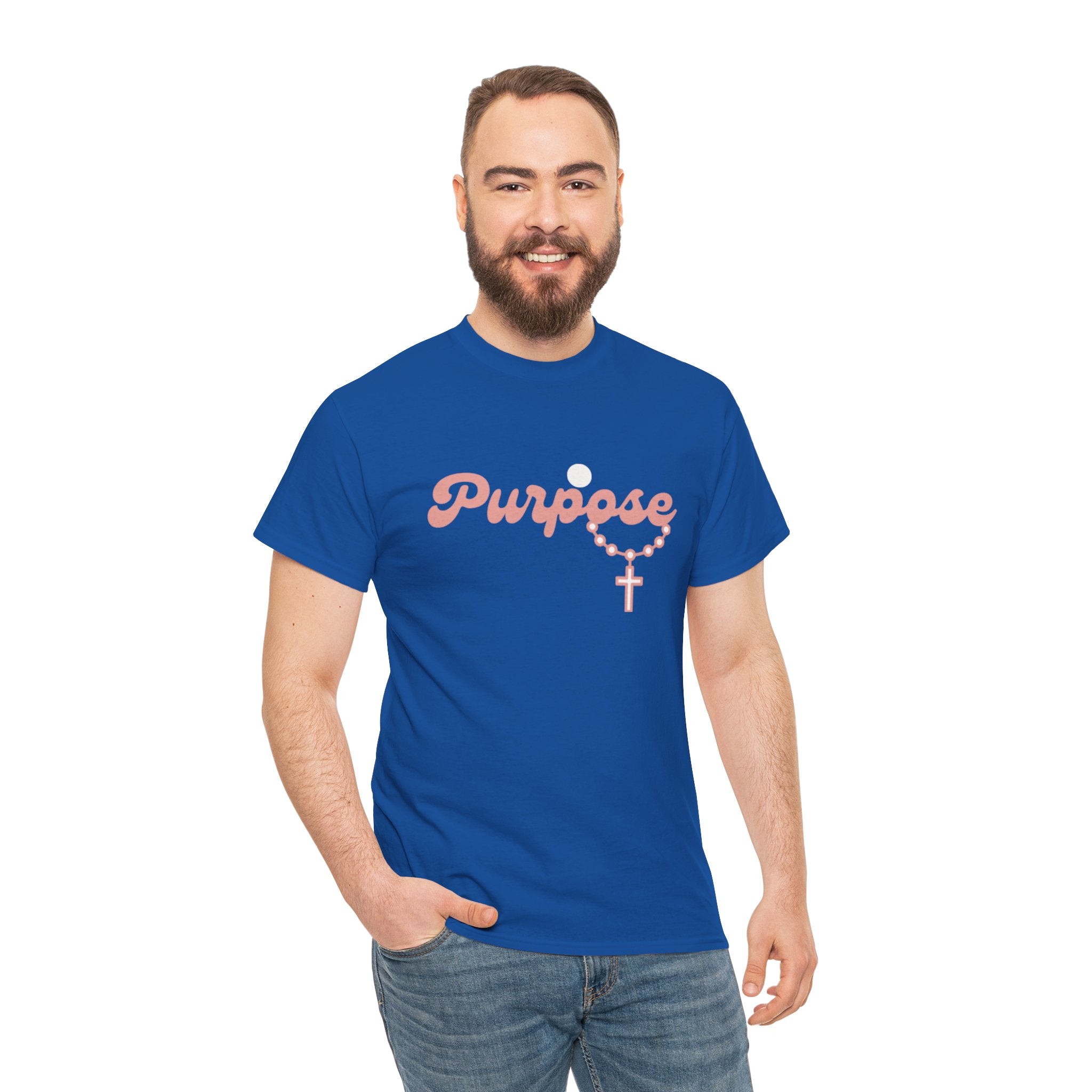 Walk In Purpose Unisex Heavy Cotton Tee