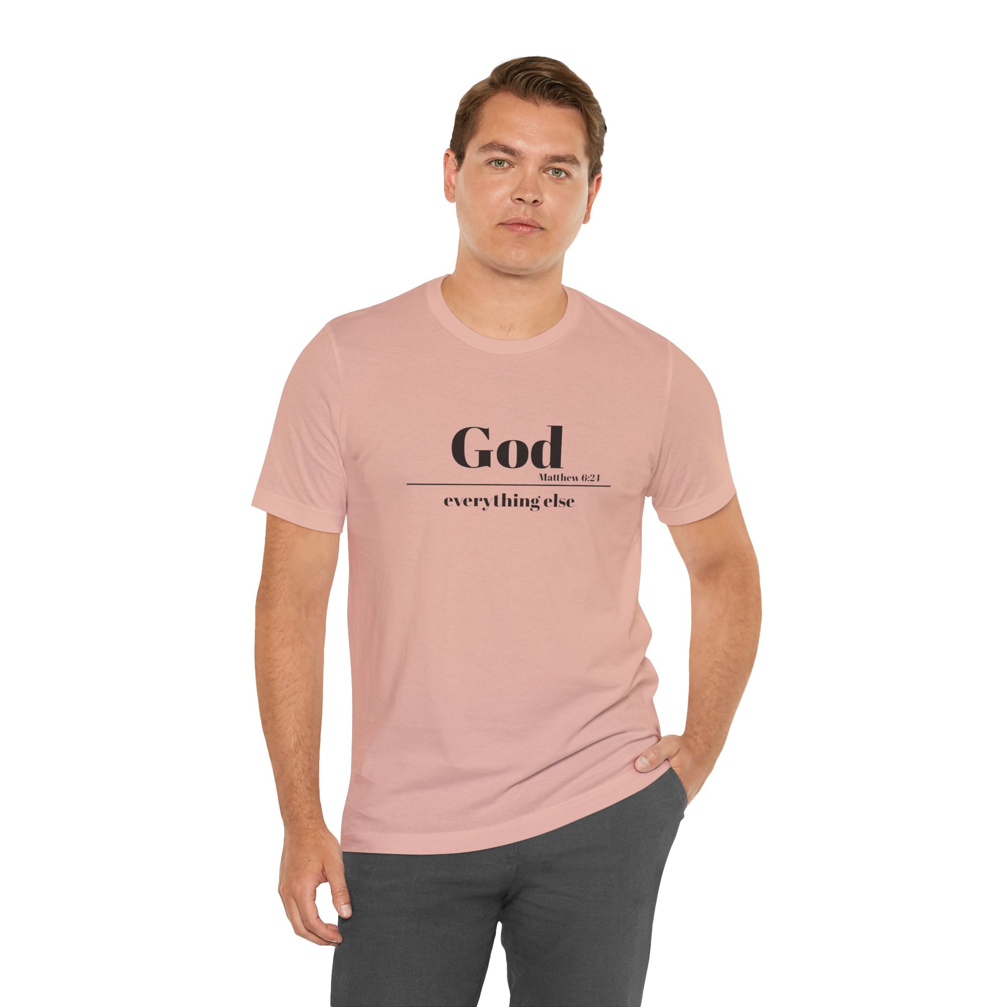 God Then Everything Else Jersey Unisex Tee