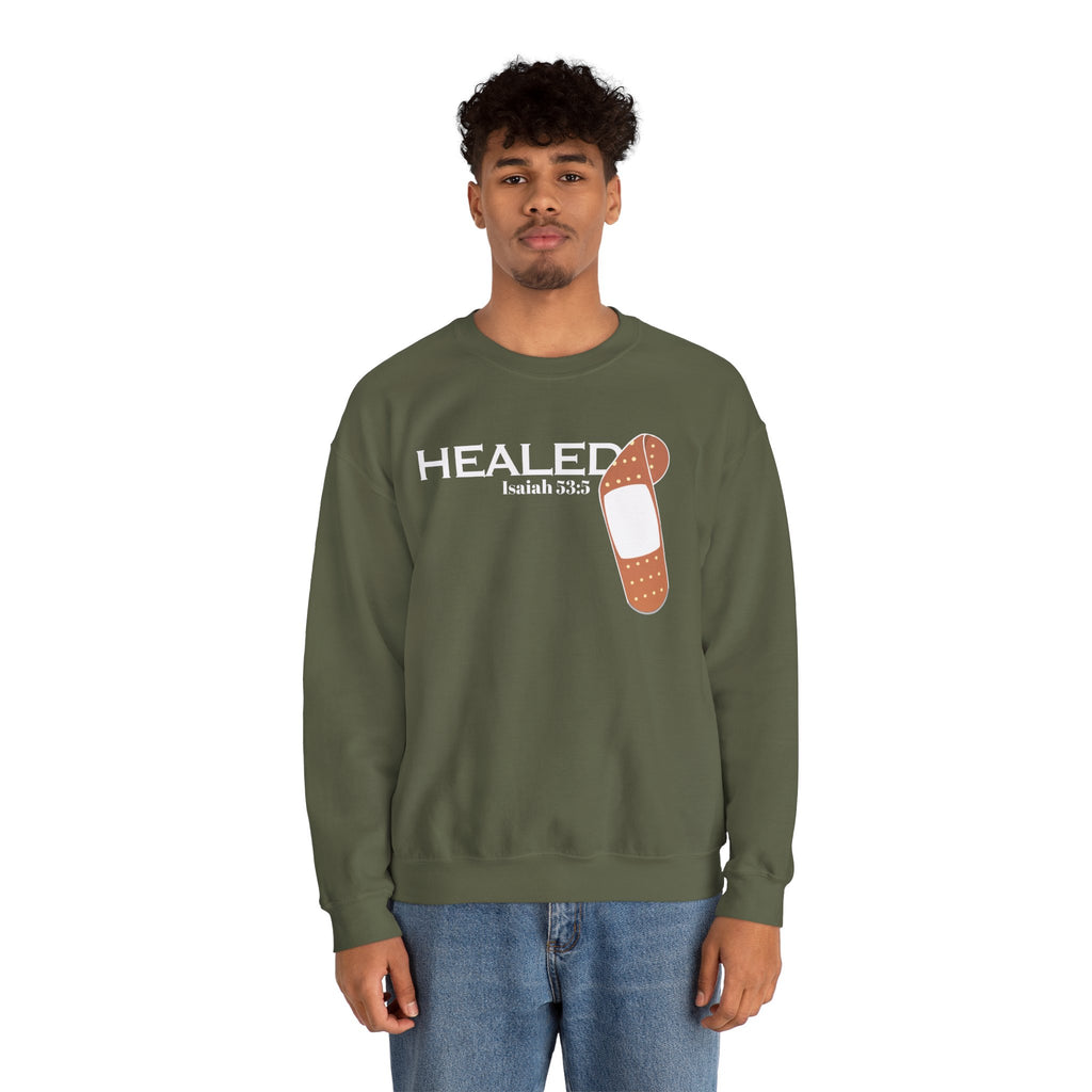 Healing Is Done- Isaiah 53:5 Unisex Sweatshirt