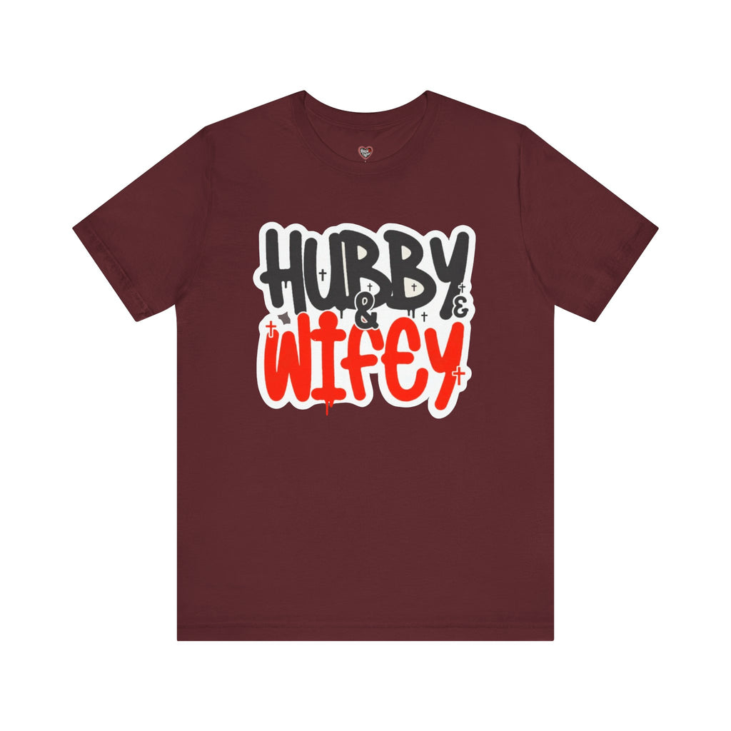 Hubby & Wifey Cute Couple’s Tee