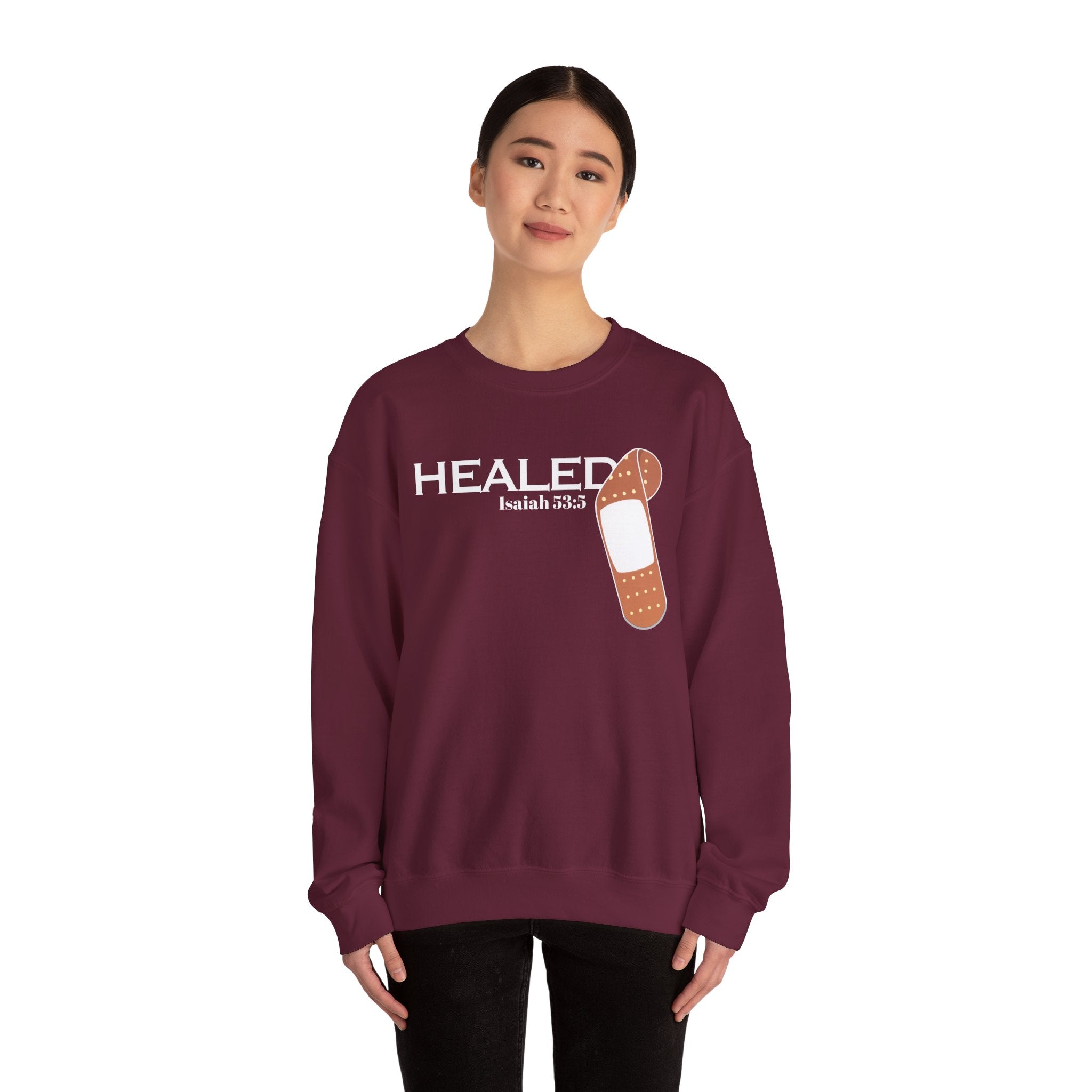 Healing Is Done- Isaiah 53:5 Unisex Sweatshirt