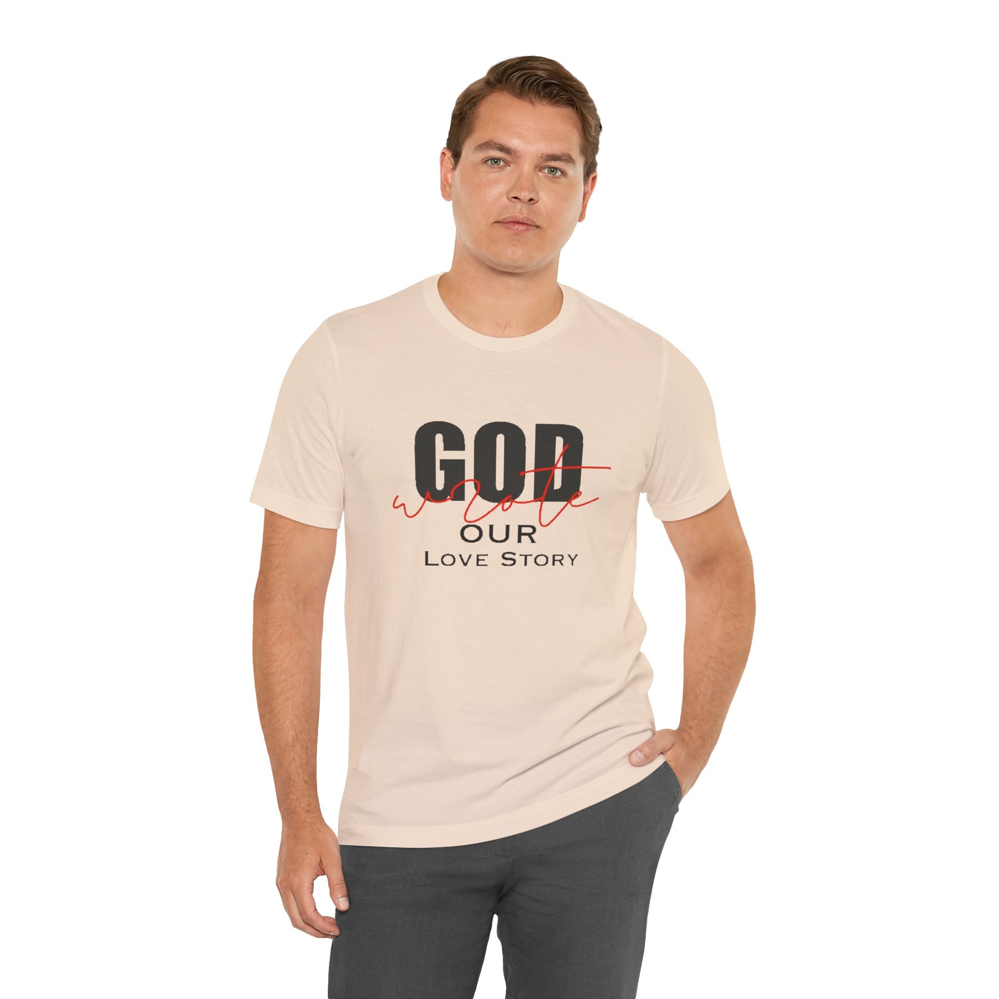 God Wrote Our Love Story Couple's T-Shirt