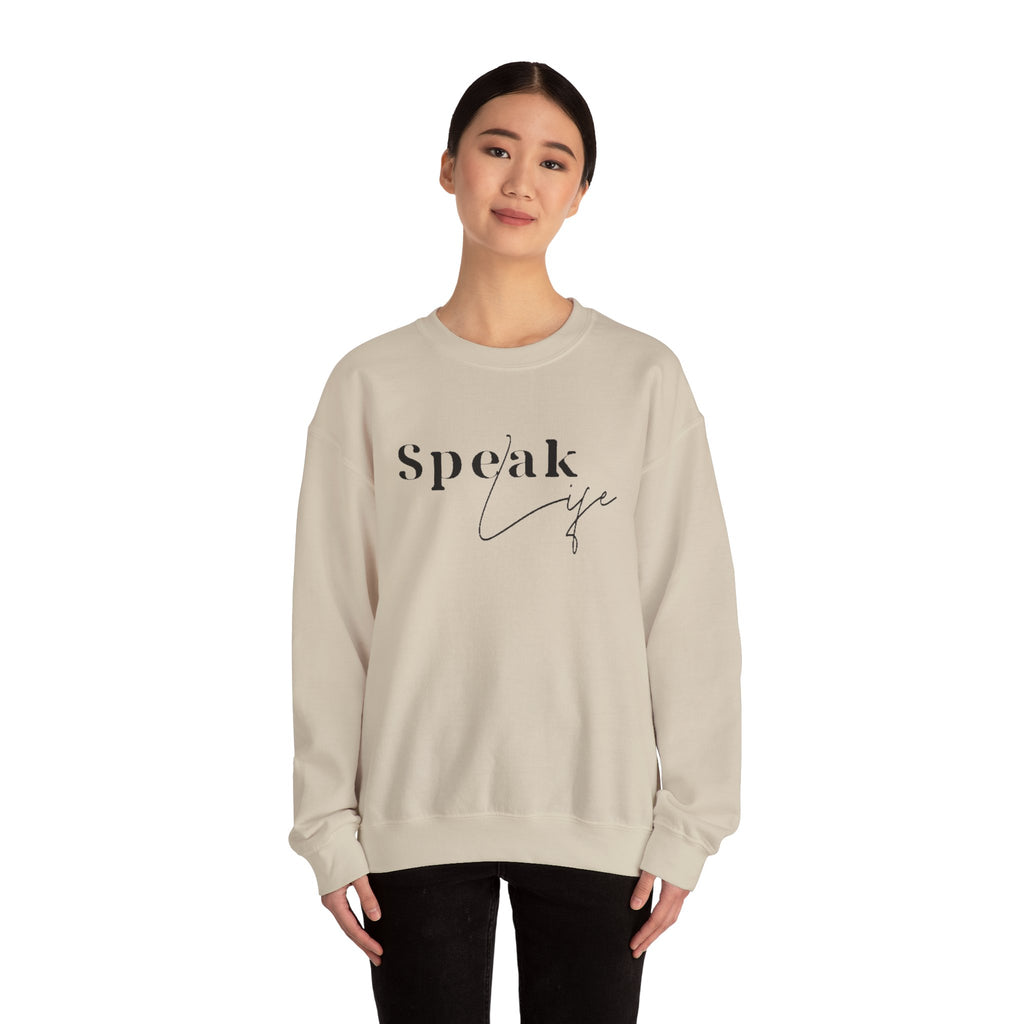 Speak Life Over Yourself Unisex Sweatshirt