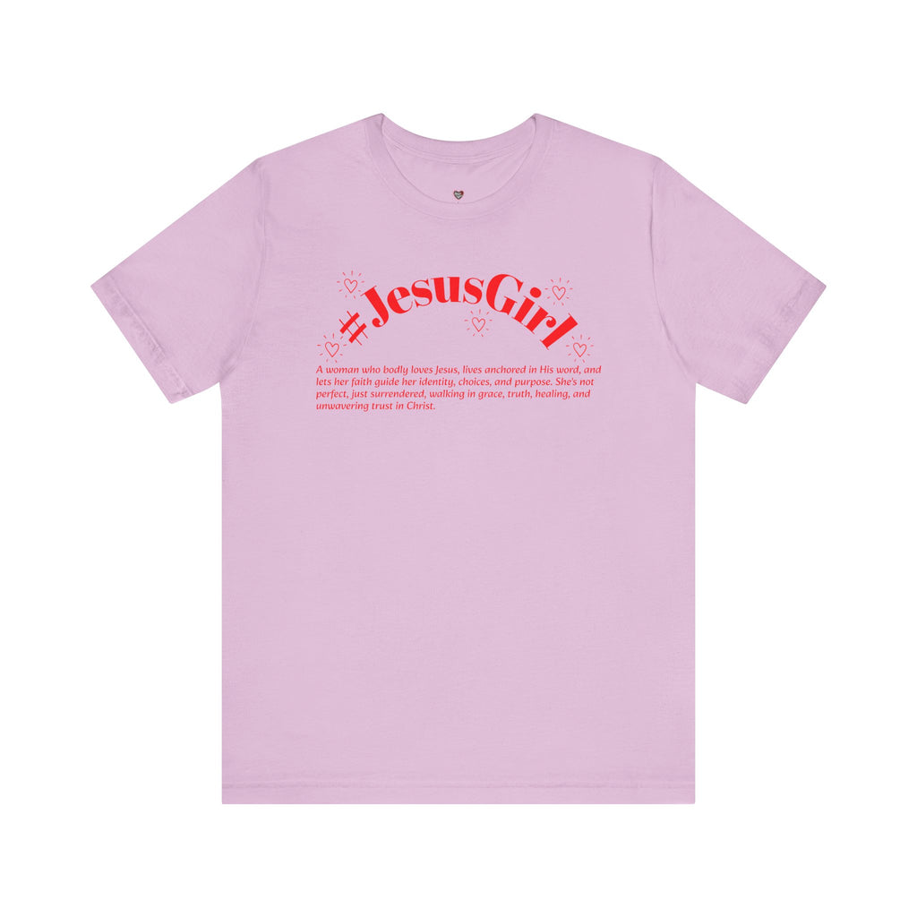 Jesus Girl Definition T-Shirt — #JesusGirl Faith Tee