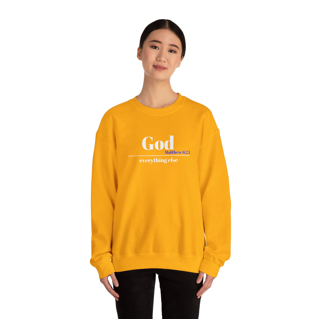 God Then Everything Else Crewneck Sweatshirt