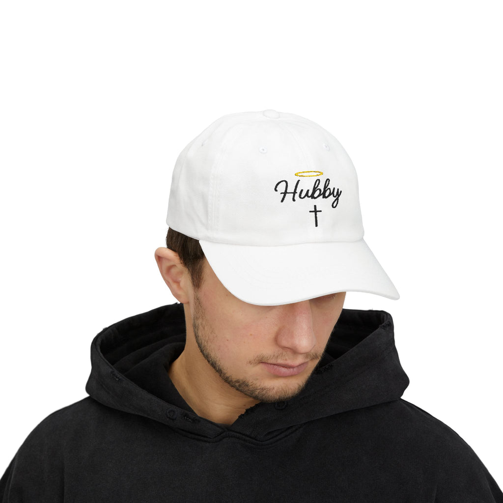 Hubby Halo Embroidered Dad Cap