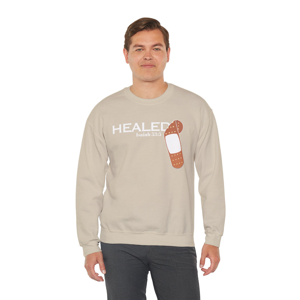 Healing Is Done- Isaiah 53:5 Unisex Sweatshirt
