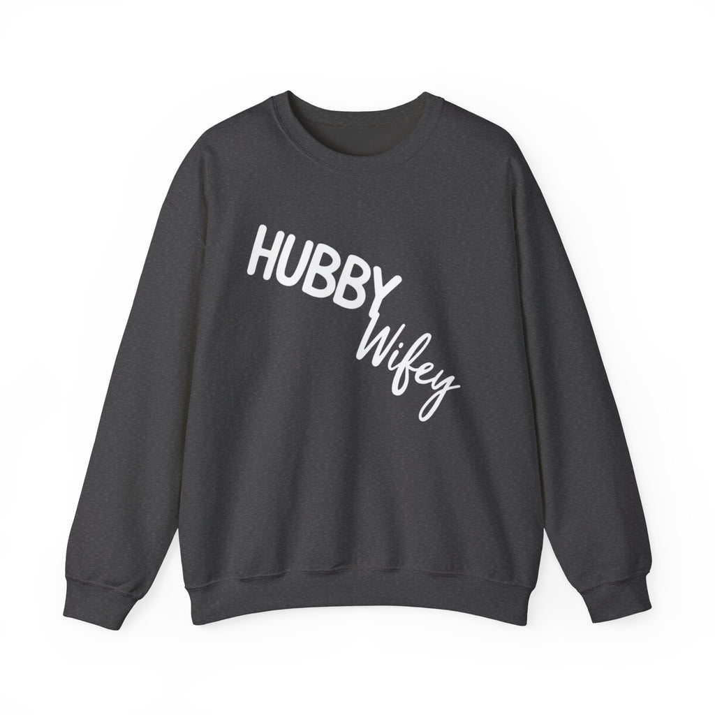 Hubby Wifey Crewneck Couple’s Sweatshirt