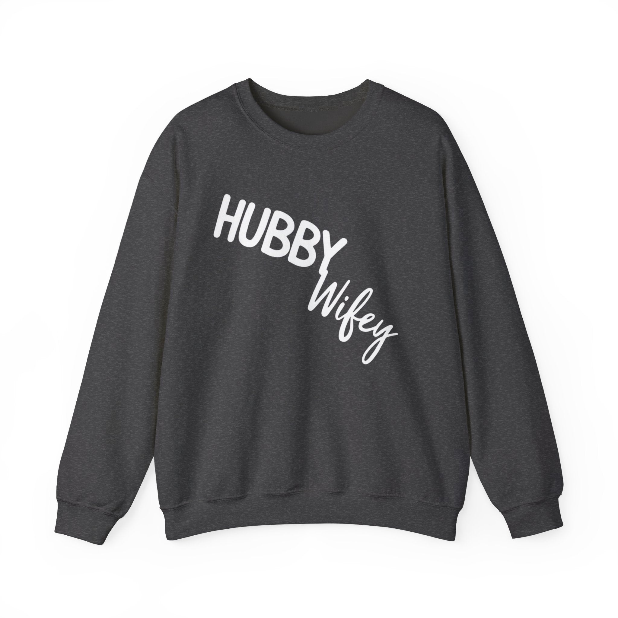 Hubby Wifey Crewneck Couple’s Sweatshirt