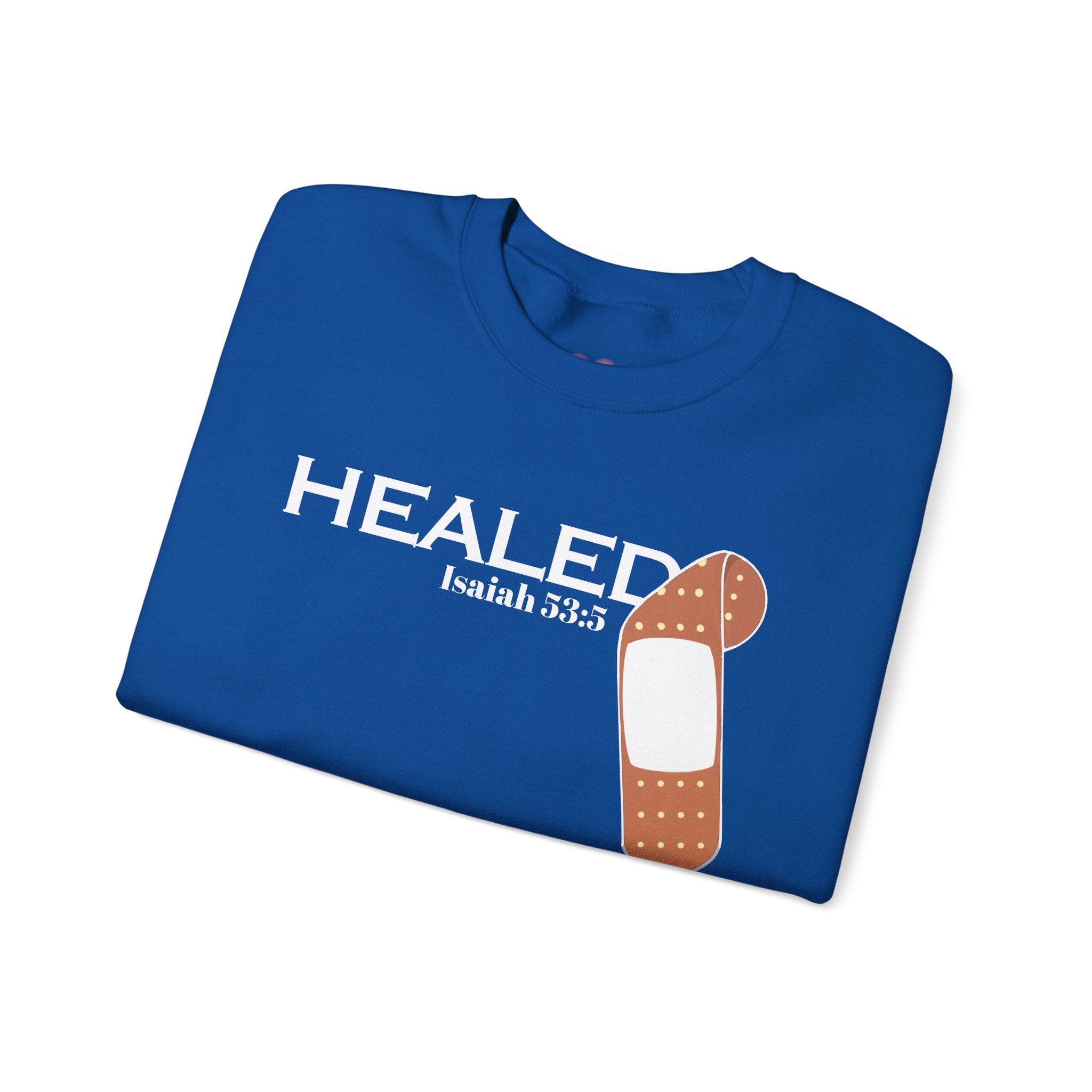 Healing Is Done- Isaiah 53:5 Unisex Sweatshirt