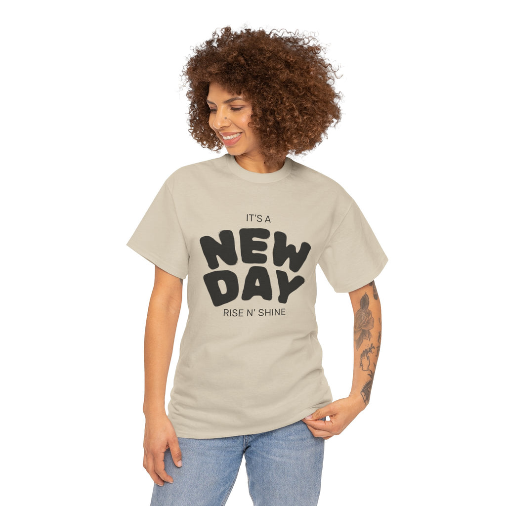 It's a New Day - Renewed And Restored Unisex Heavy Cotton Tee