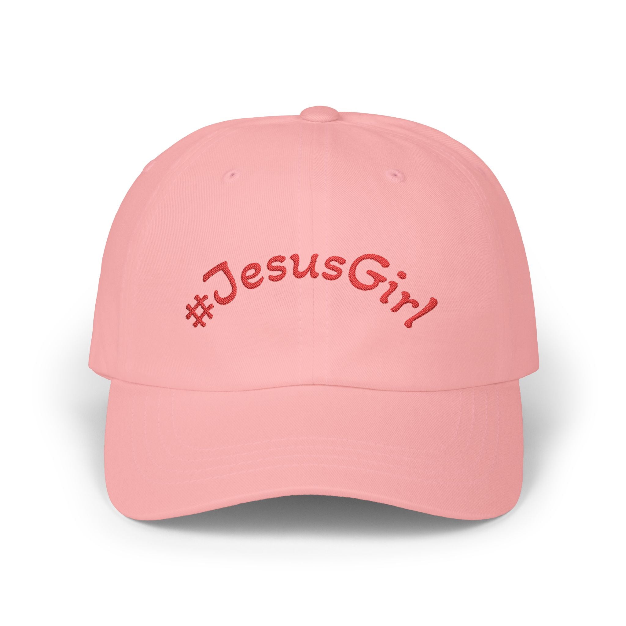 Jesus Girl Classic Dad Cap — Faith-Based Embroidered Baseball Hat