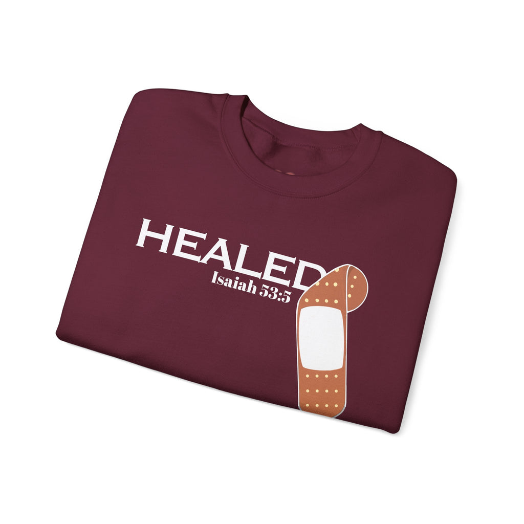 Healing Is Done- Isaiah 53:5 Unisex Sweatshirt