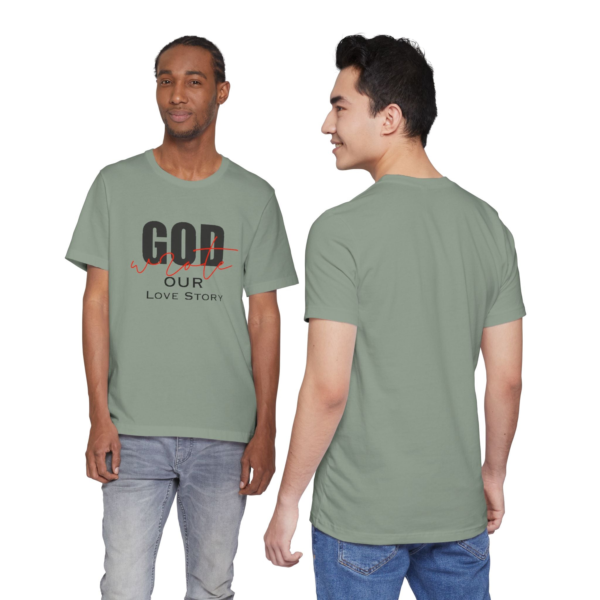 God Wrote Our Love Story Couple's T-Shirt