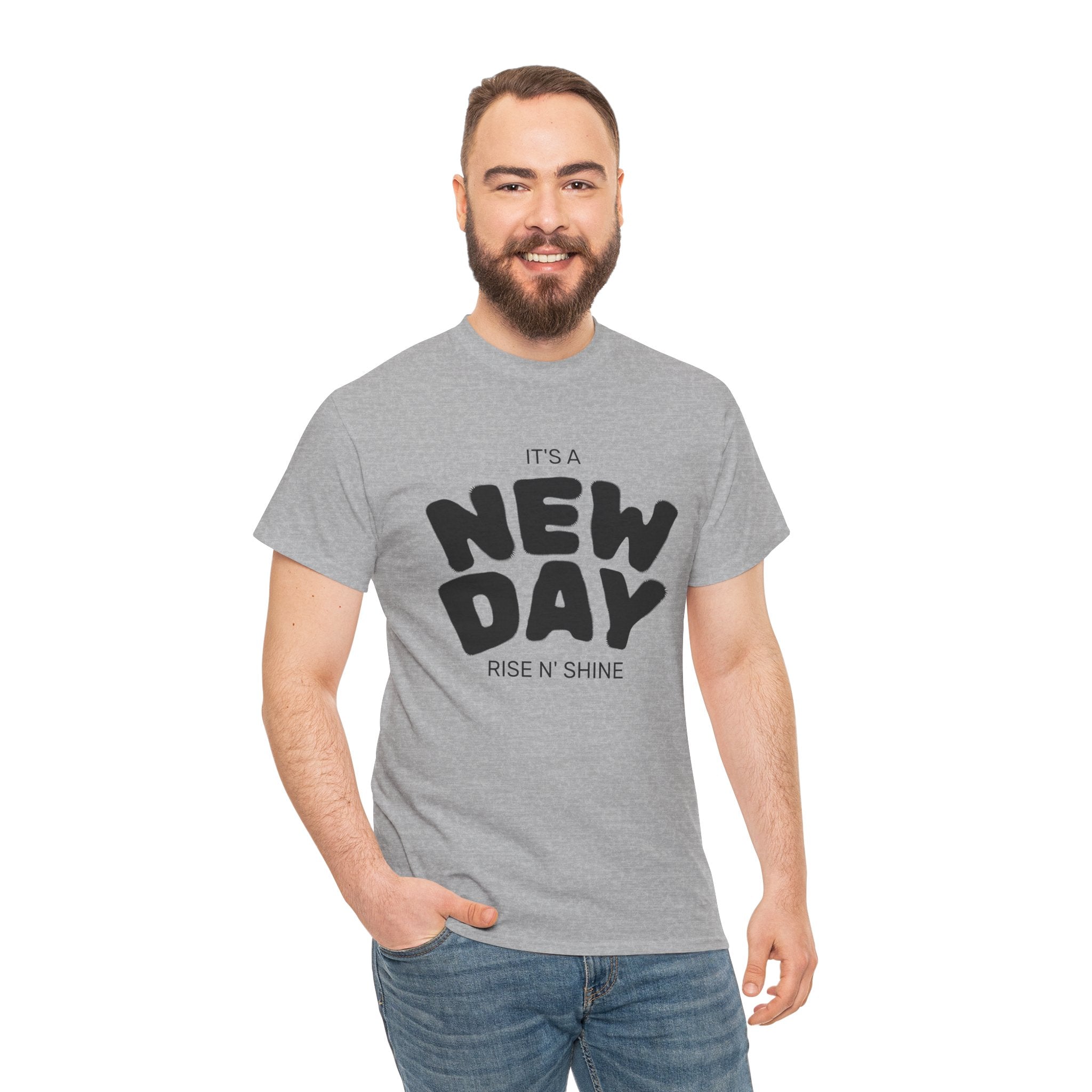 It's a New Day - Renewed And Restored Unisex Heavy Cotton Tee