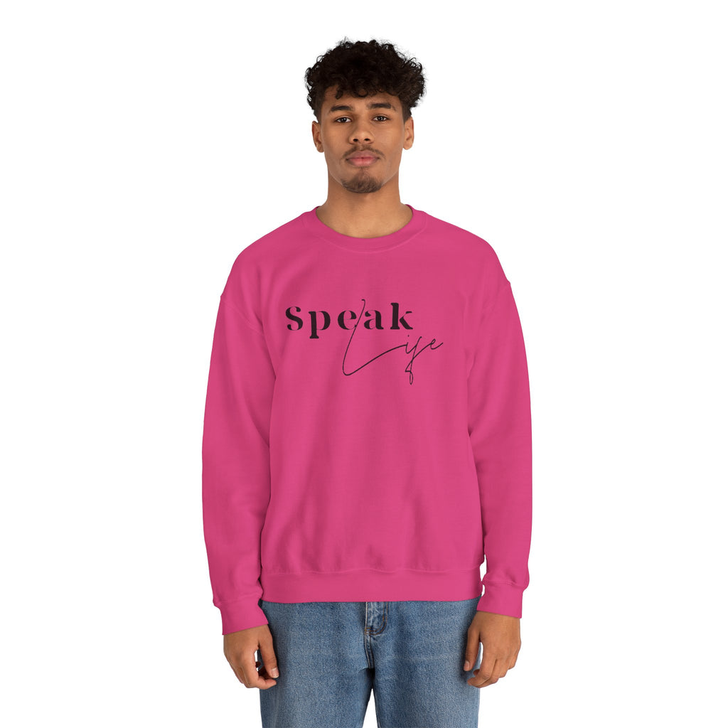 Speak Life Over Yourself Unisex Sweatshirt