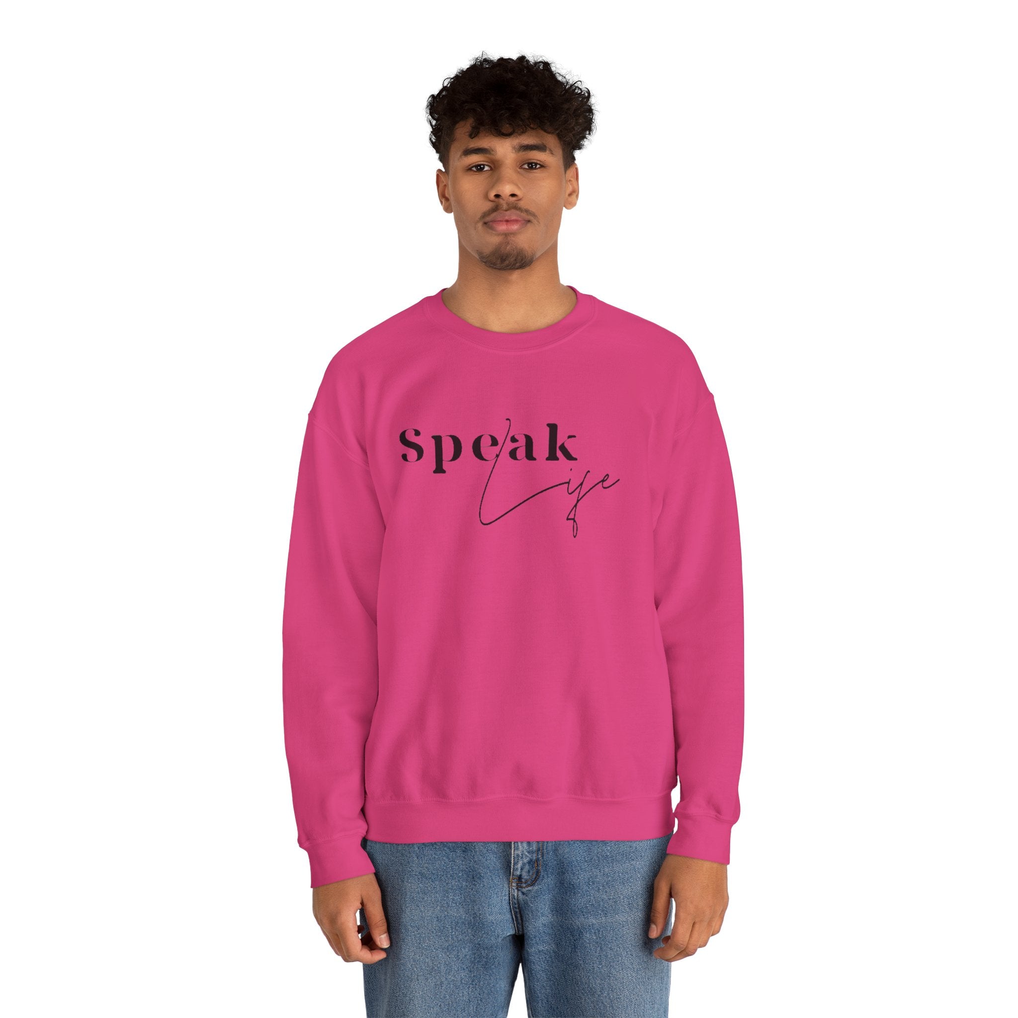 Speak Life Over Yourself Unisex Sweatshirt