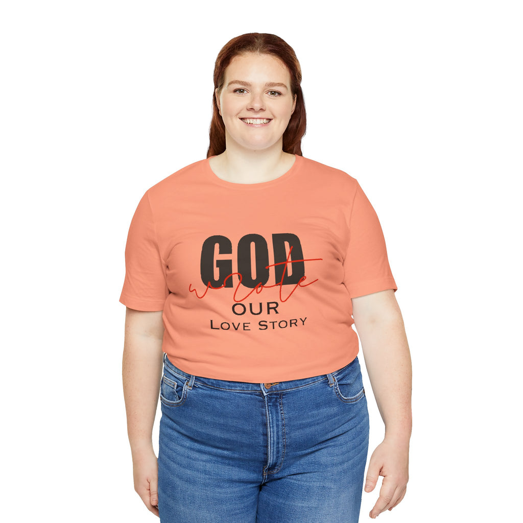 God Wrote Our Love Story Couple's T-Shirt