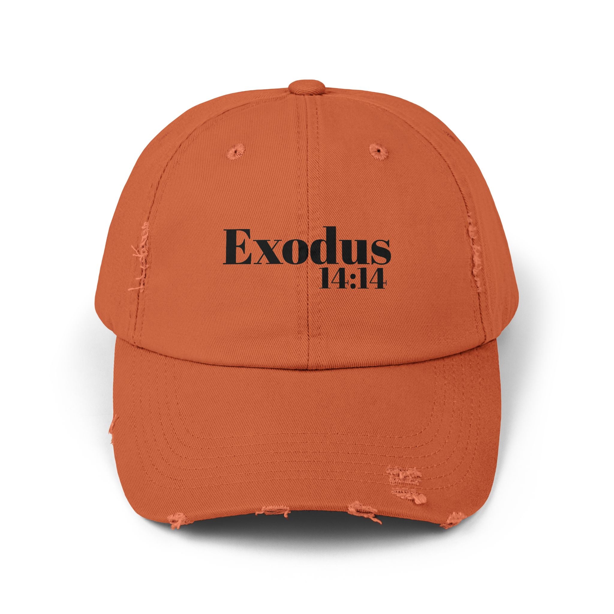Exodus 14:14 God Will Fight For You Distressed Hat