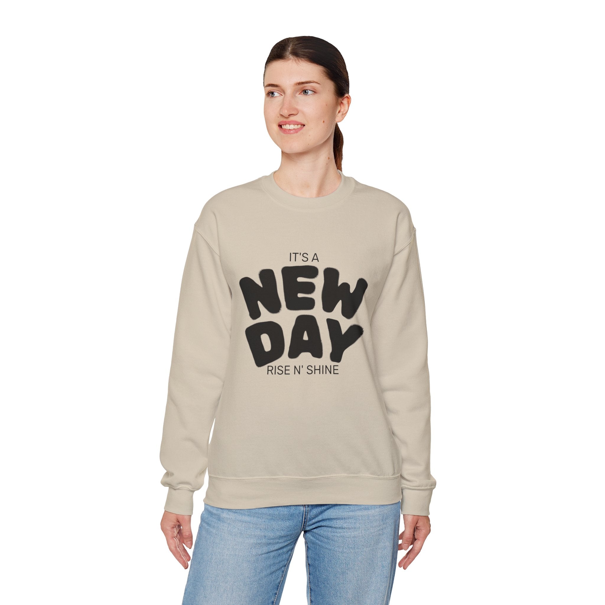 It’s A New Day- Renewed And Restored Crewneck Sweatshirt