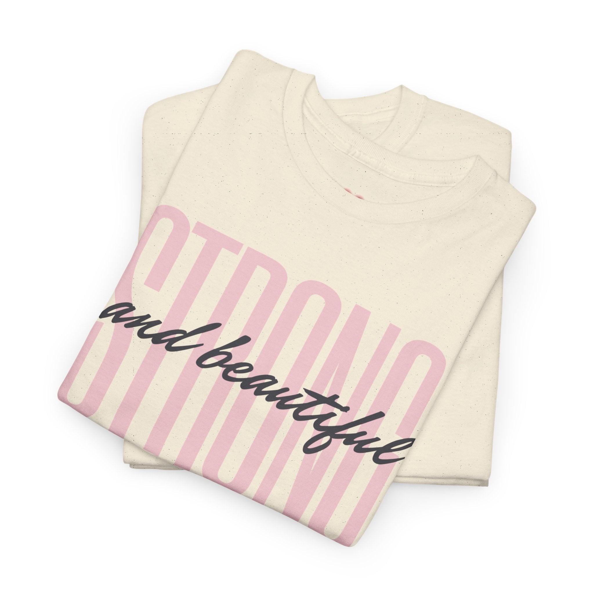 Strong and Beautiful In Christ Faith Graphic Tee