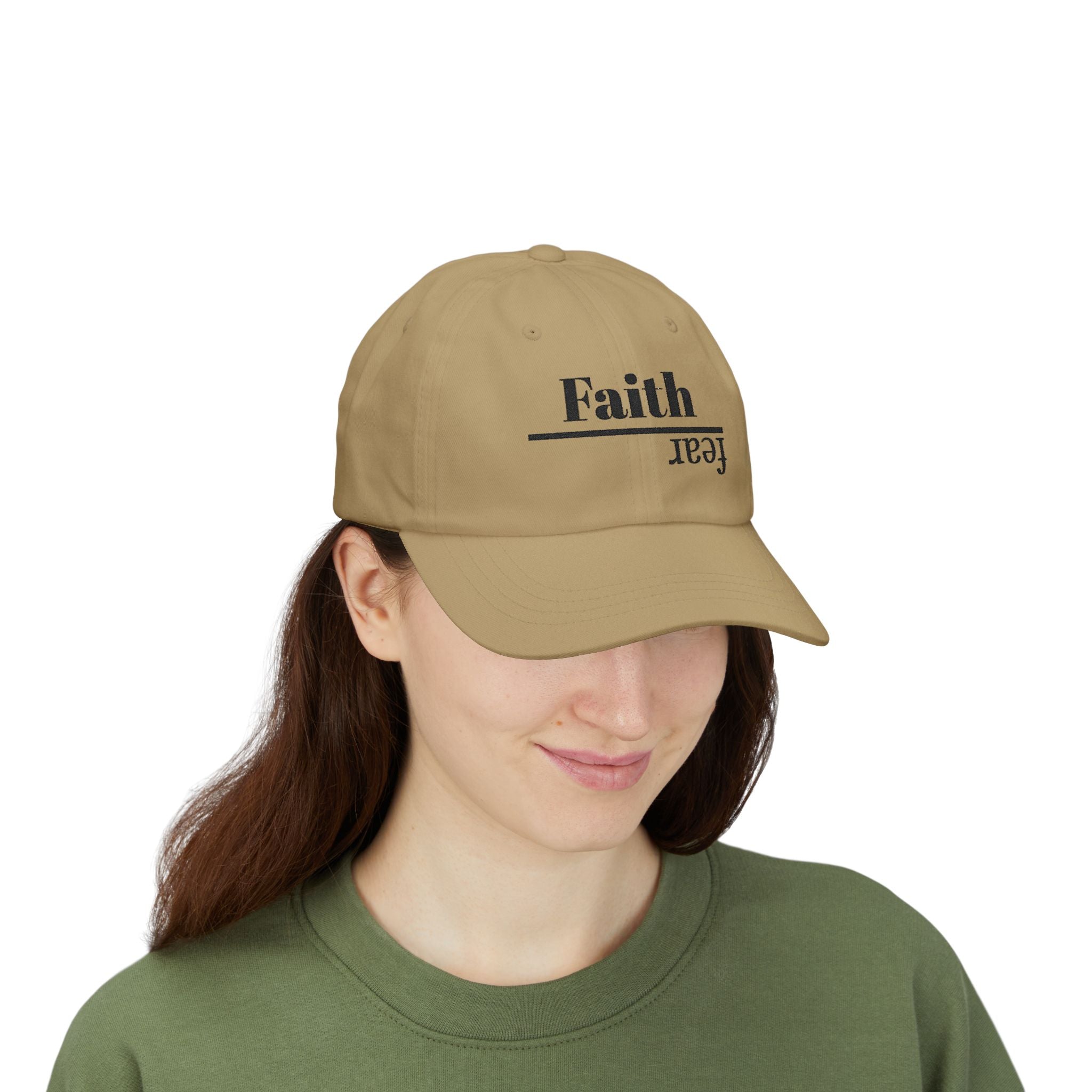 Faith Is Bigger Than Fear Dad Cap
