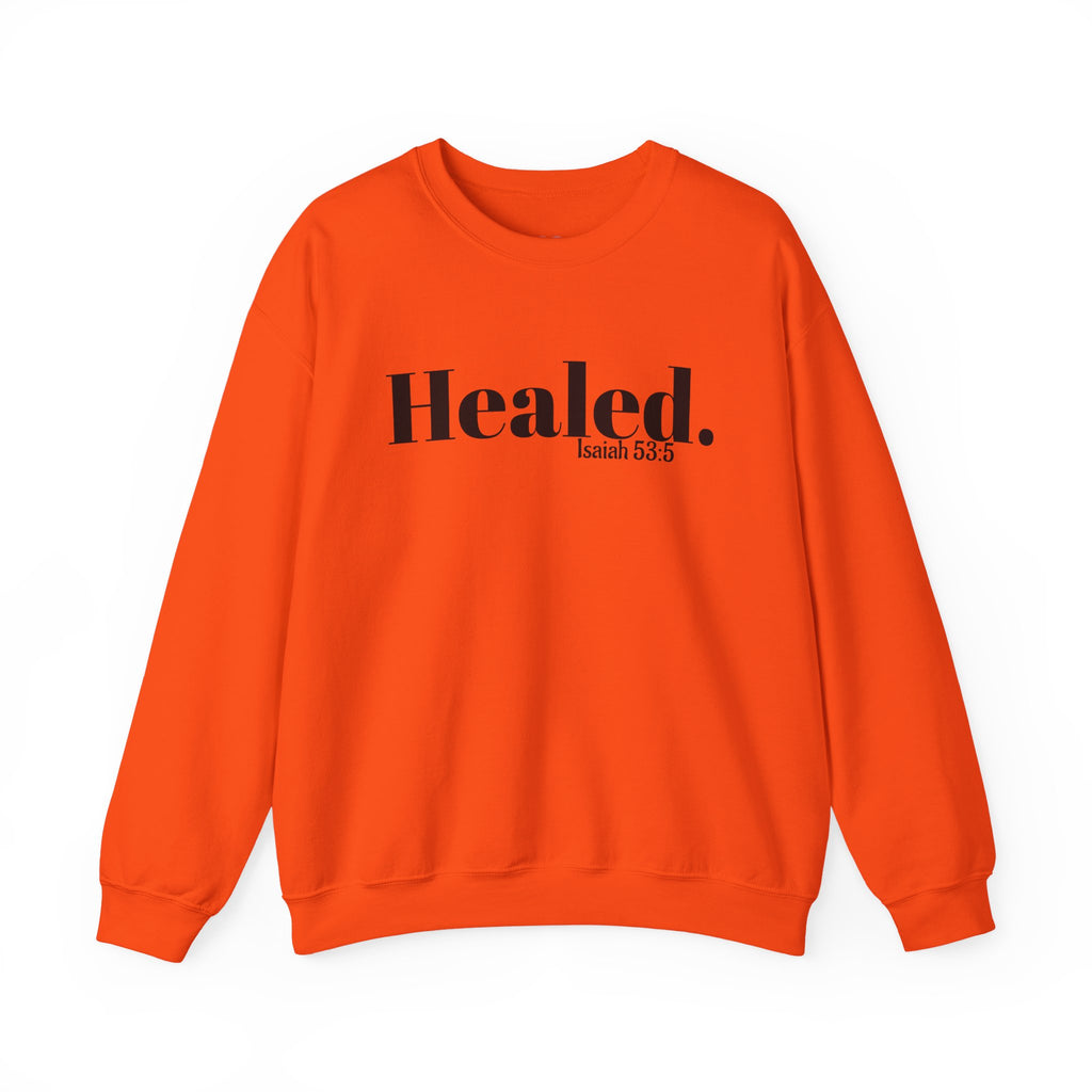 Healed. And Renewed Unisex Crewneck Sweatshirt