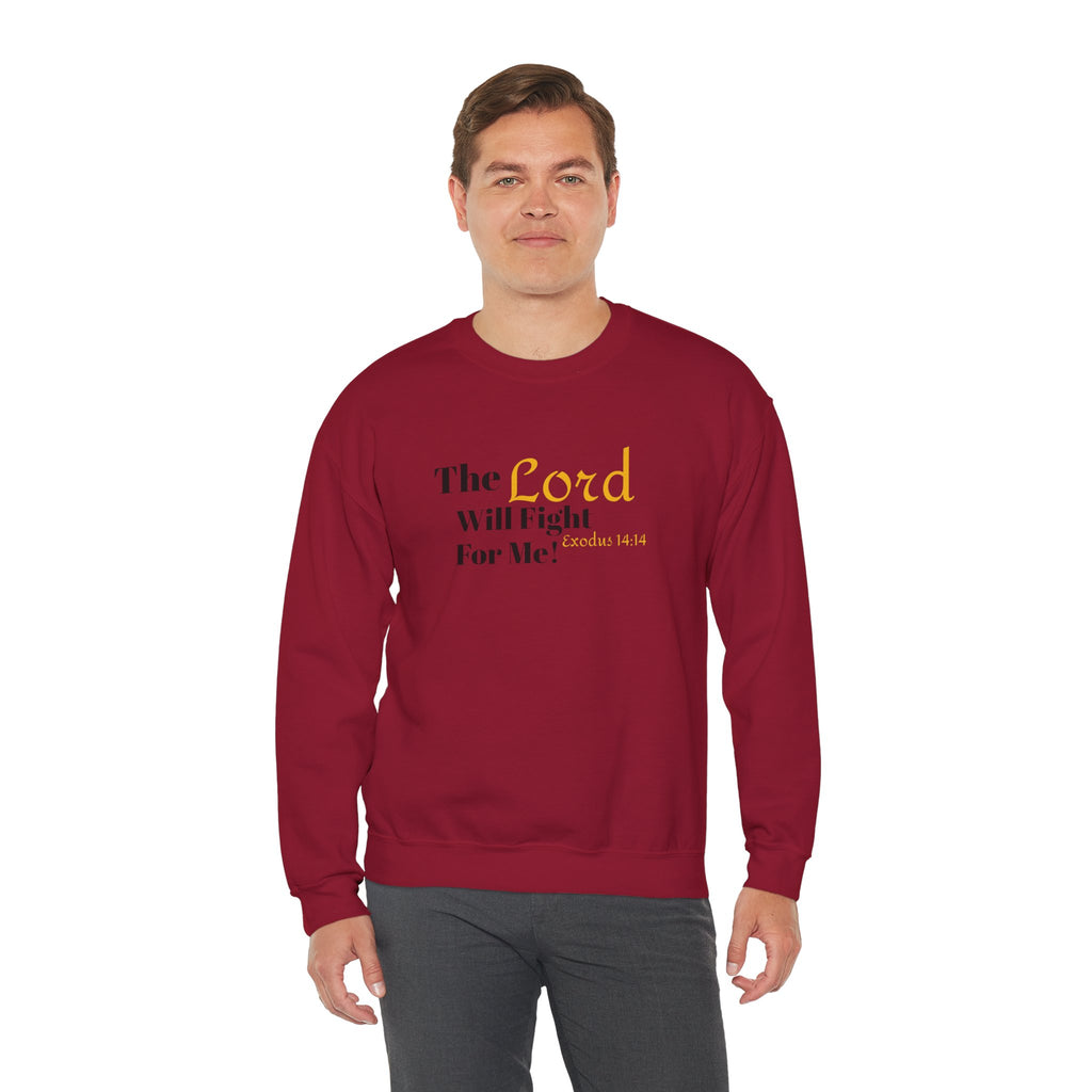 The Lord Will Fight For You Crewneck Sweatshirt