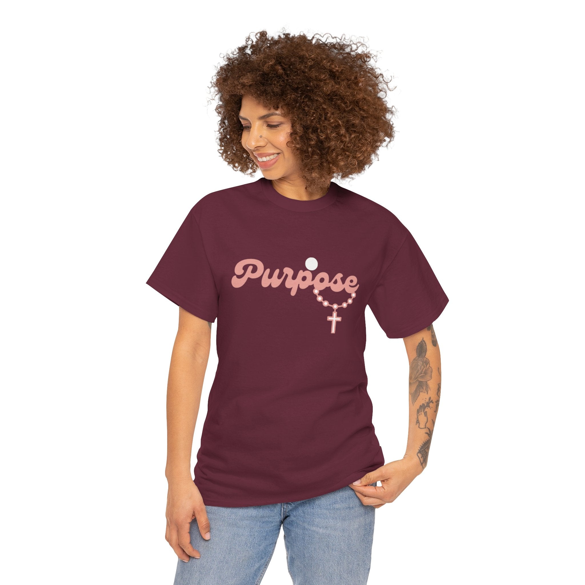 Walk In Purpose Unisex Heavy Cotton Tee