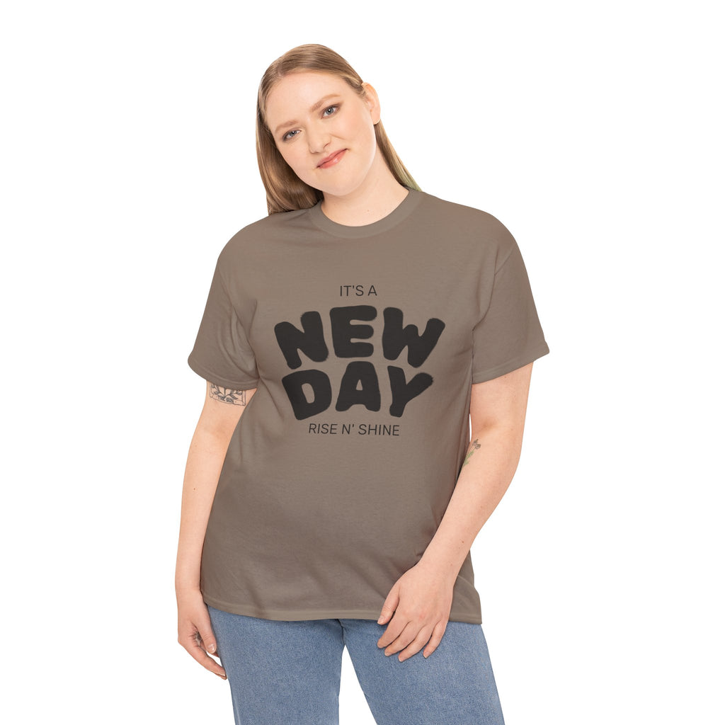 It's a New Day - Renewed And Restored Unisex Heavy Cotton Tee