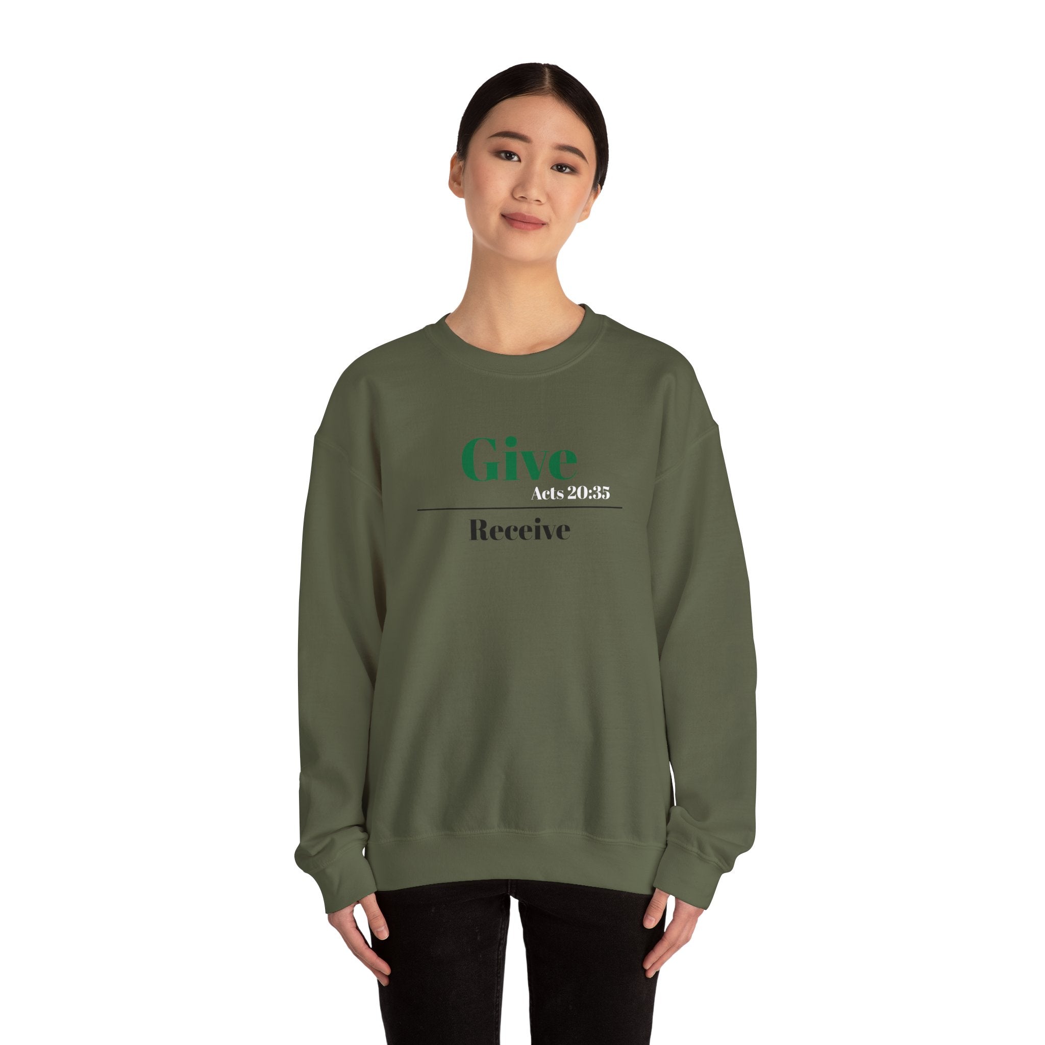 Better To Give Than Receive Unisex Sweatshirt